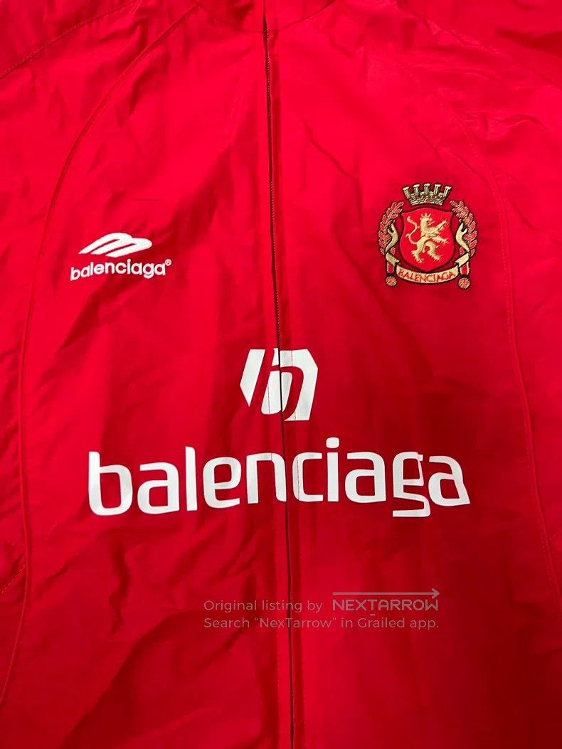 Balenciaga Balenciaga Letter Printed Zip-up Stand Collar Long Sleeve Size US S / EU 44-46 / 1 - 3 Thumbnail