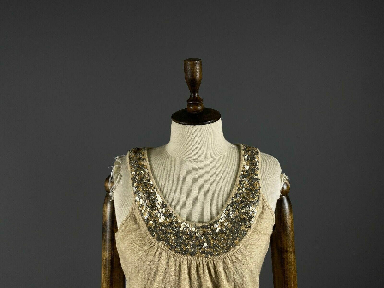 Escada Ladies Escada Sport Beige Wool Top Blouse Size M Size M / US 6-8 / IT 42-44 - 2 Thumbnail