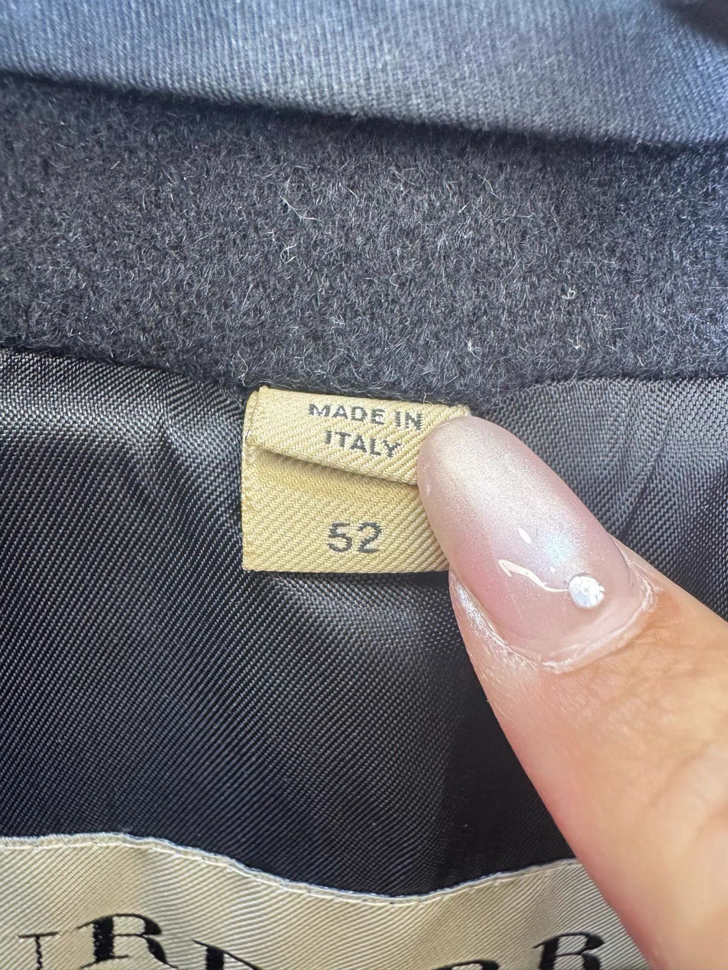 Burberry Burberry 100% Cashmere Lapel Coat K36 Size US L / EU 52-54 / 3 - 3 Thumbnail