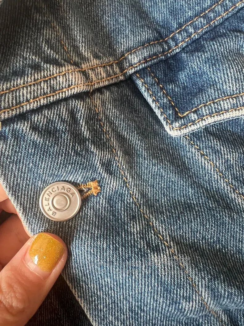 Balenciaga Balenciaga Denim Jacket Size US XXS / EU 40 - 4 Thumbnail