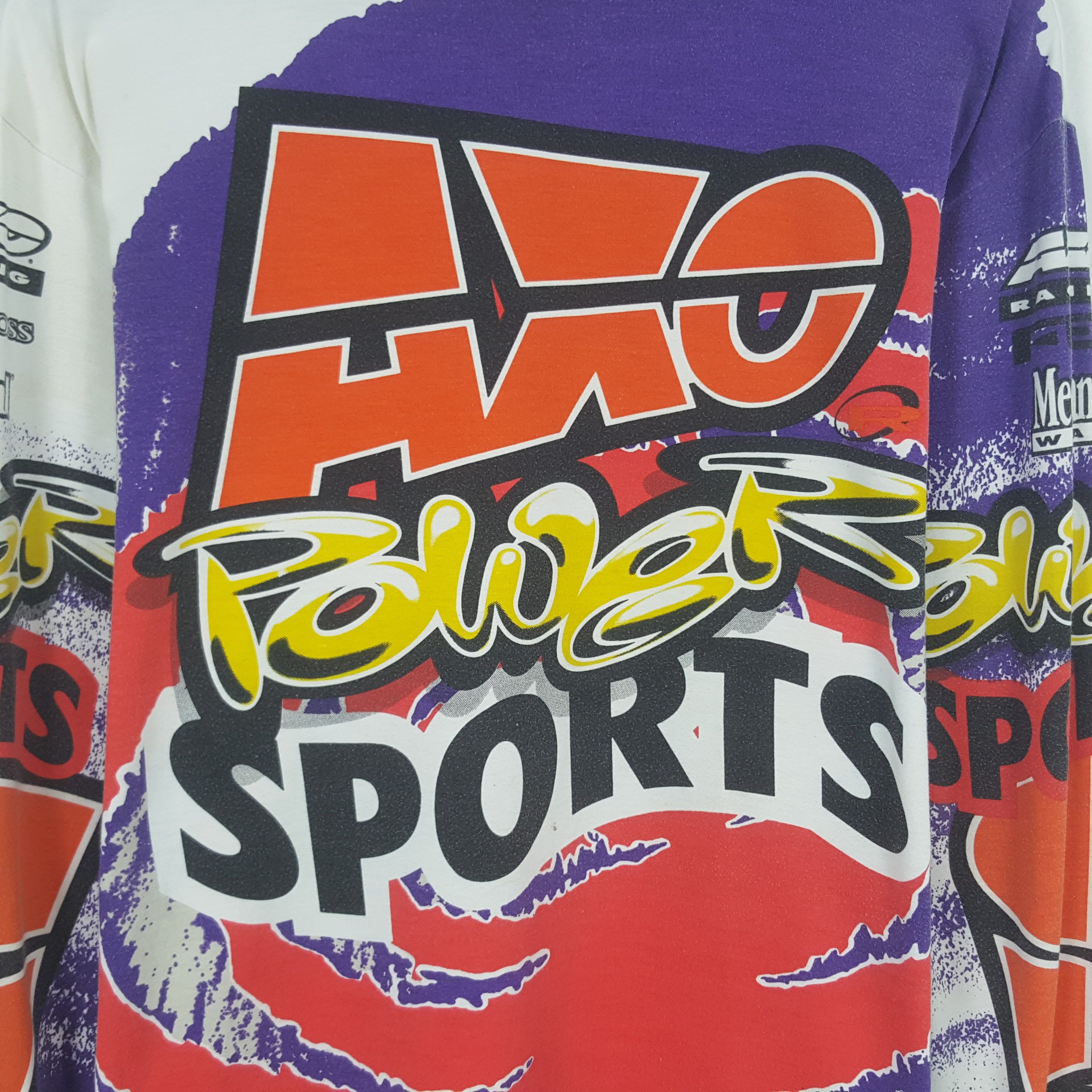 Sports Specialties × Vintage Vintage Axo Power Sports Motocross Tshirt Size US L / EU 52-54 / 3 - 2 Thumbnail