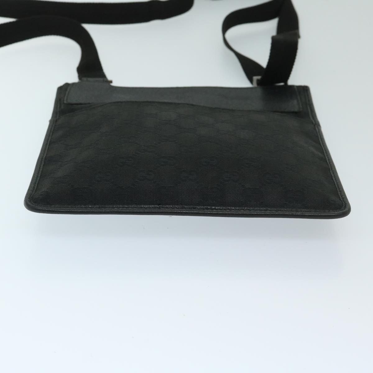 Gucci GUCCI GG Canvas Shoulder Bag Black Size ONE SIZE - 9 Thumbnail