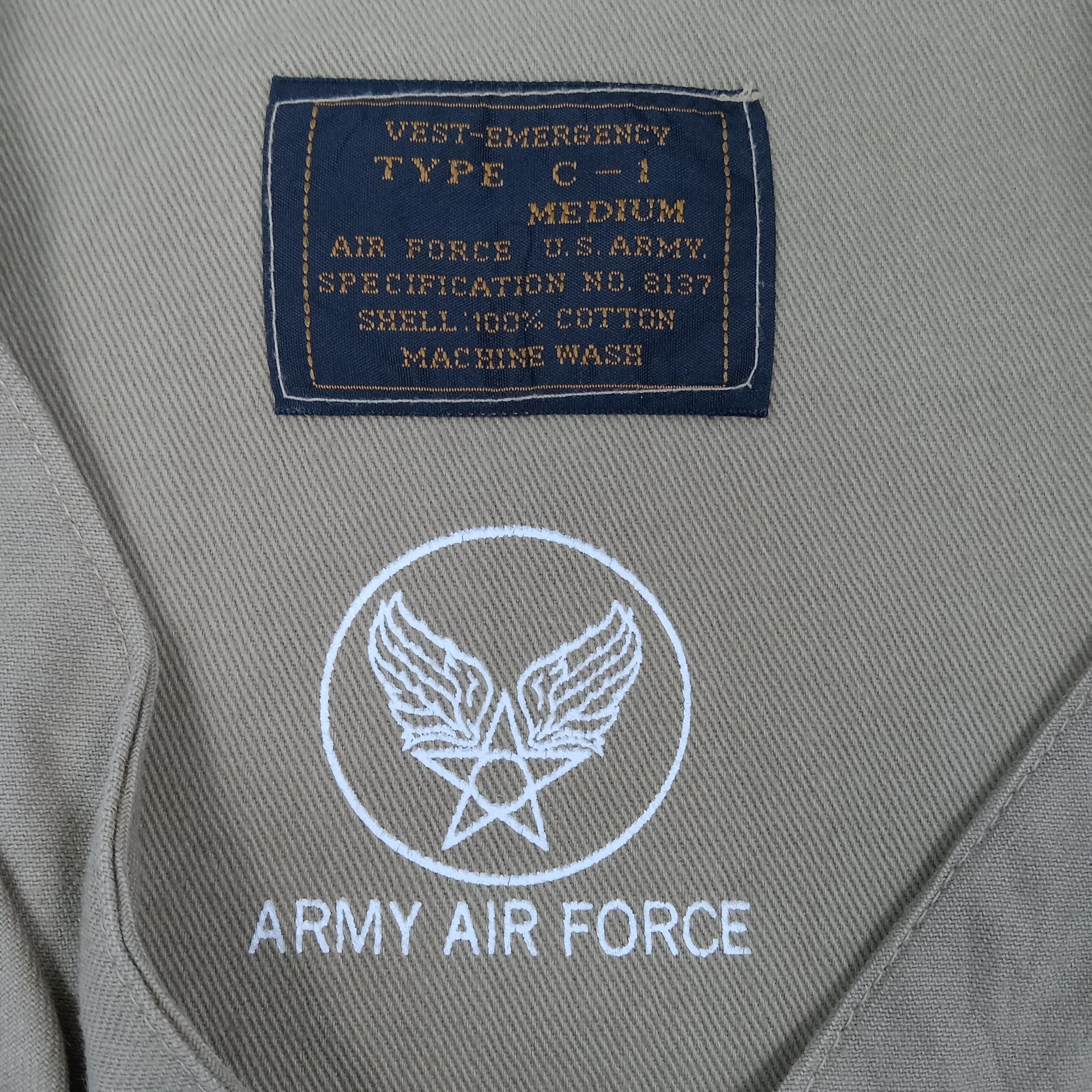 Vintage Army Air Force American Tactical Style Jacket Size US M / EU 48-50 / 2 - 4 Thumbnail
