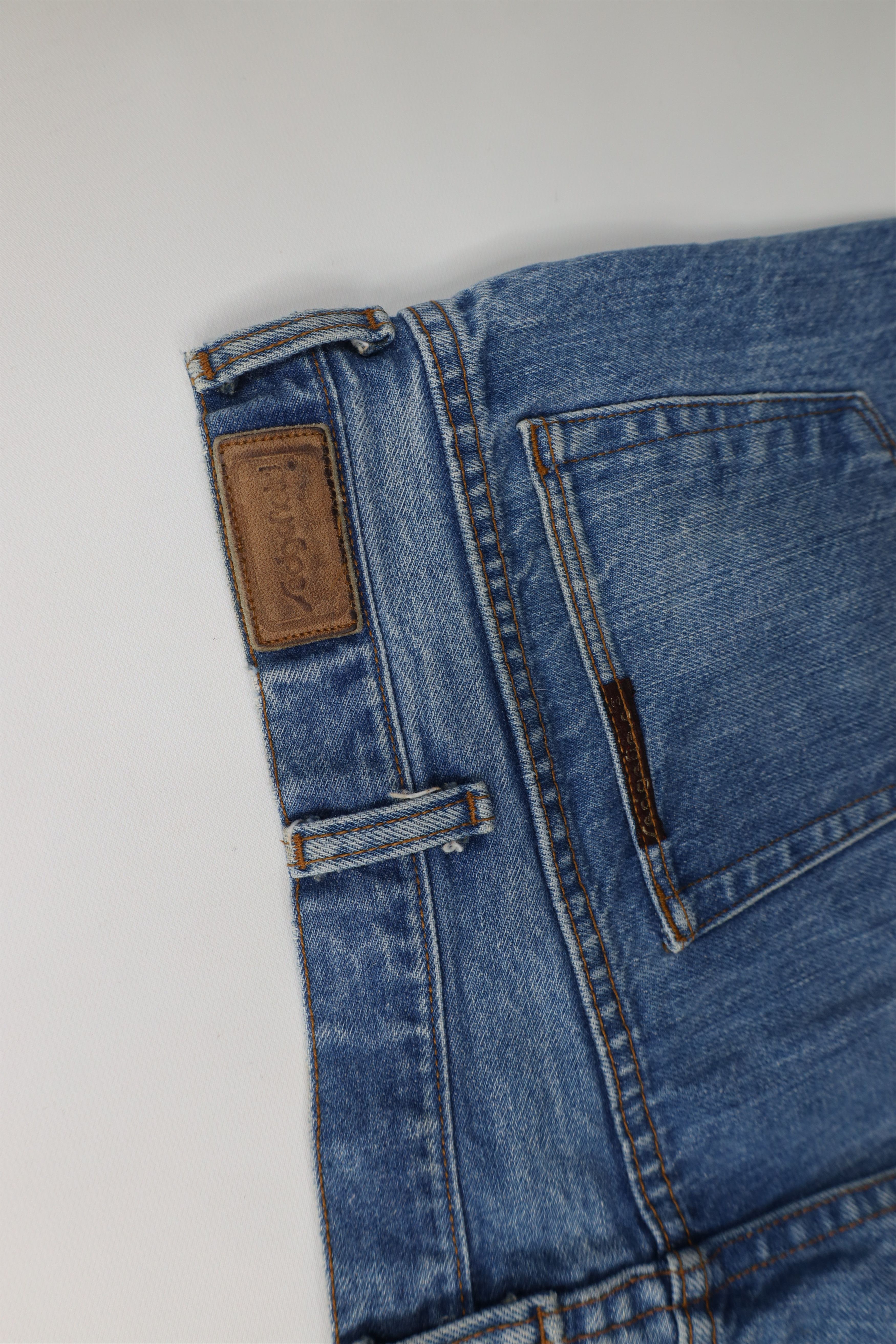 Vintage Vintage 70s Streetwear Flared Wide Leg Denim Jeans Blue USA Size US 44 / EU 60 - 15 Thumbnail