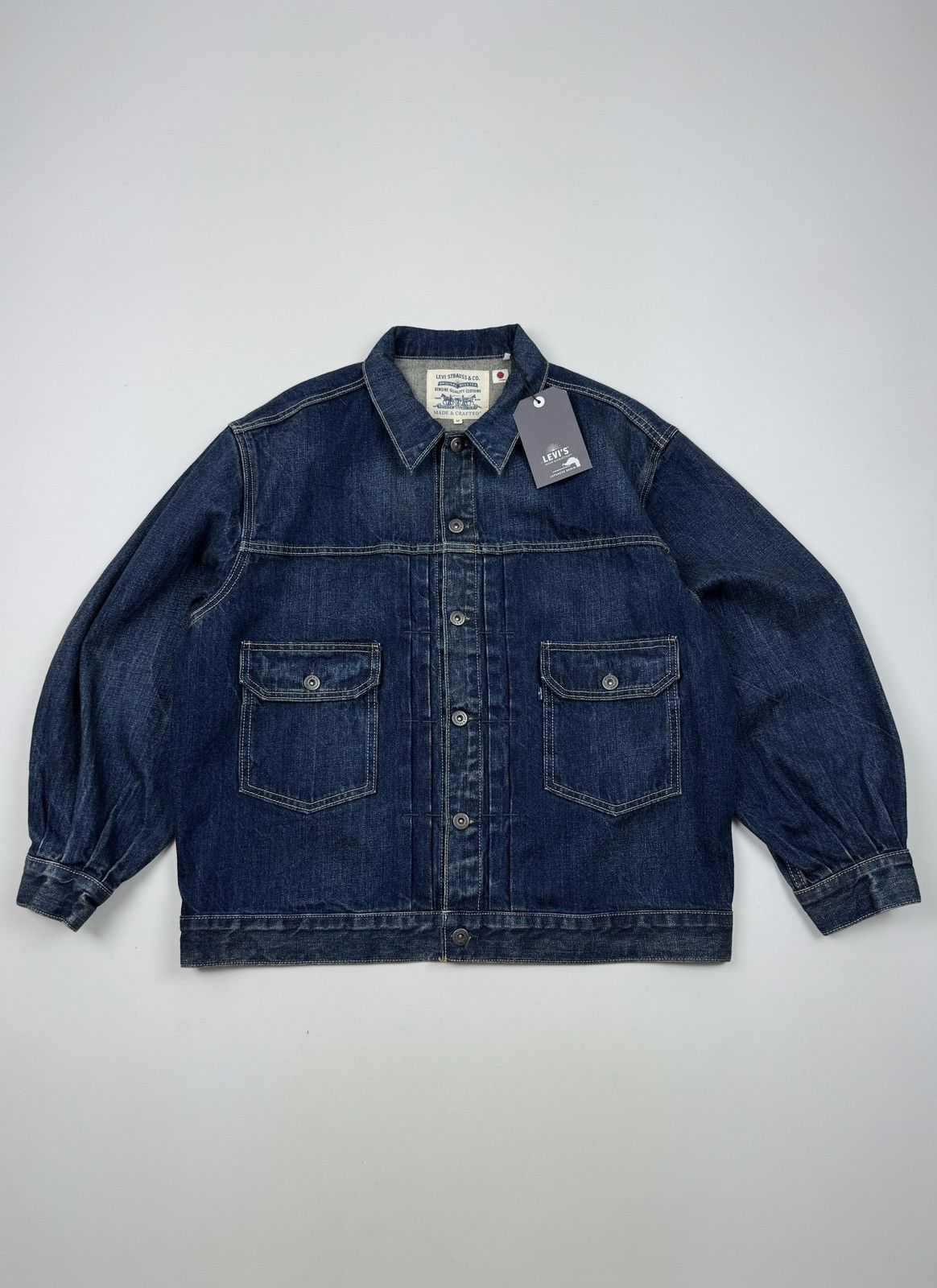 NWT Levi's Made & Crafted Tucked Type 2 Trucker Denim Jacket