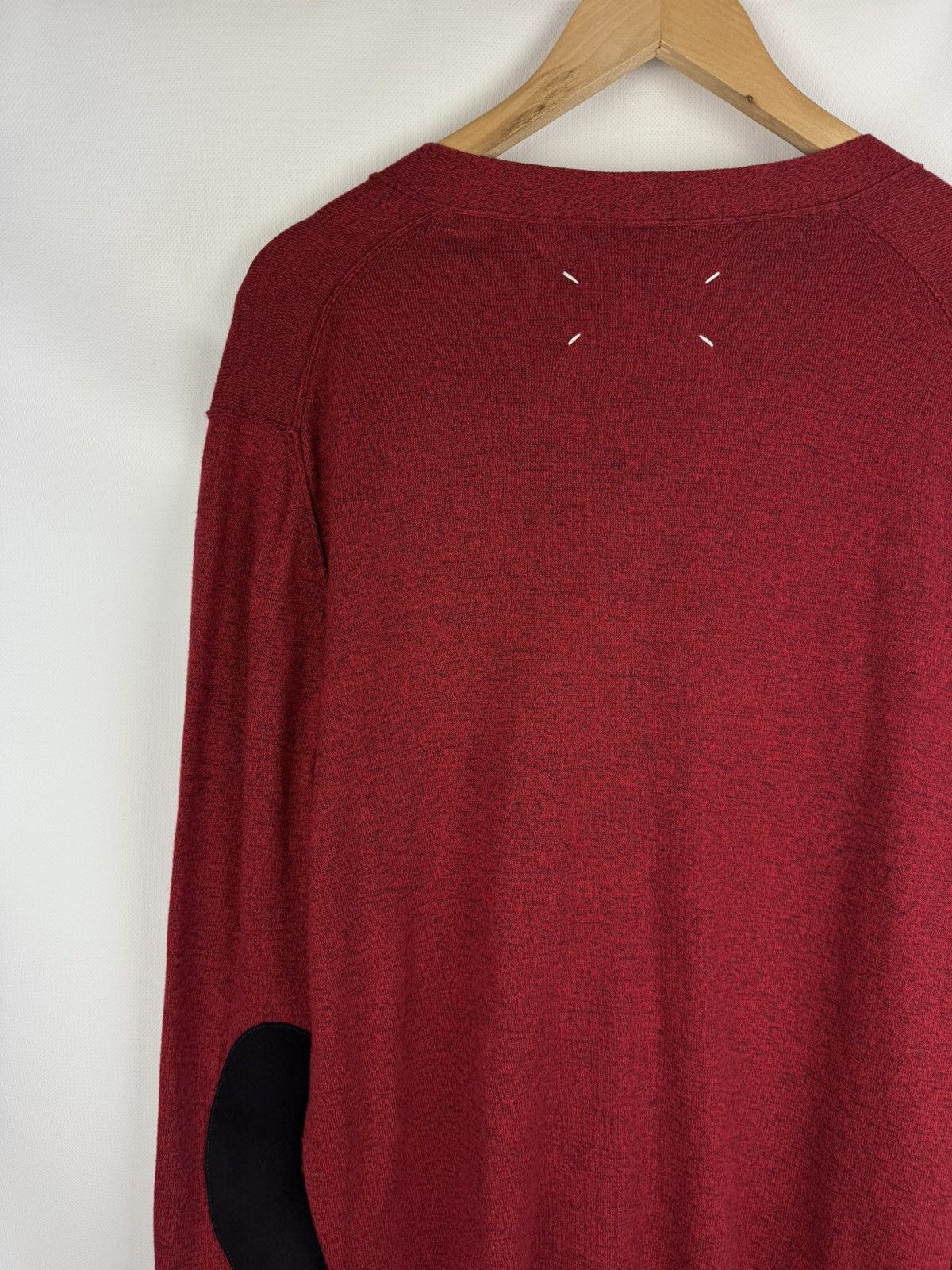 Maison Margiela Maison Margiela Button Front Elbow Patches Cardigan Sweater Size US XL / EU 56 / 4 - 18 Thumbnail