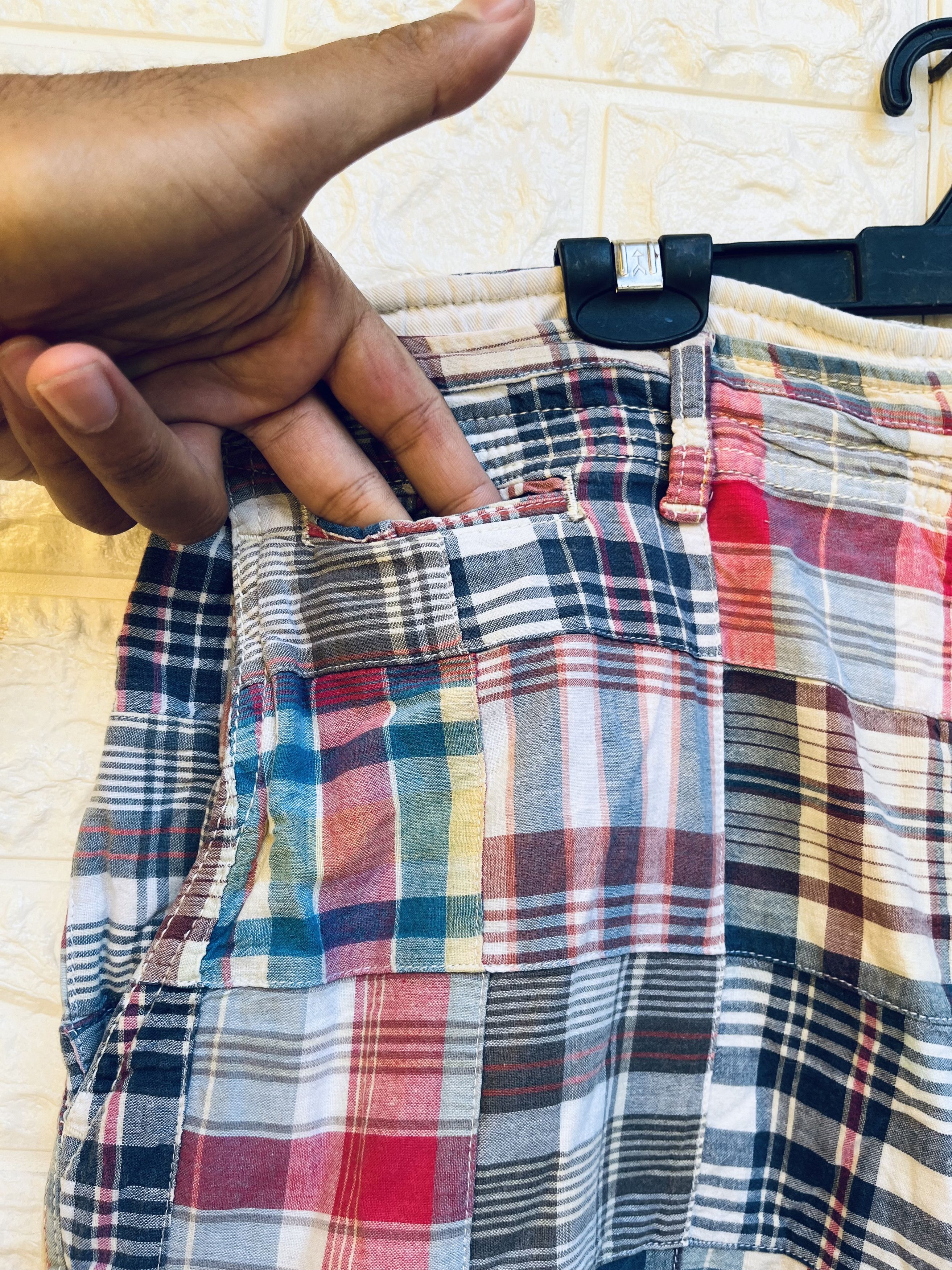 Japanese Brand × Vintage Vintage Back Number Patchwork Hip Hop Streetwear Style Size US 34 / EU 50 - 6 Thumbnail