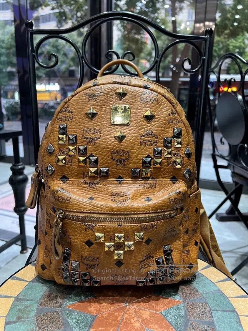 MCM MCM Classic Cognac Backpack. Size ONE SIZE - 1 Thumbnail