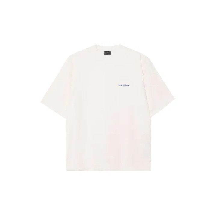 Balenciaga Balenciaga Logo Print Short Sleeve T-Shirt Size US S / EU 44-46 / 1 - 1 Thumbnail