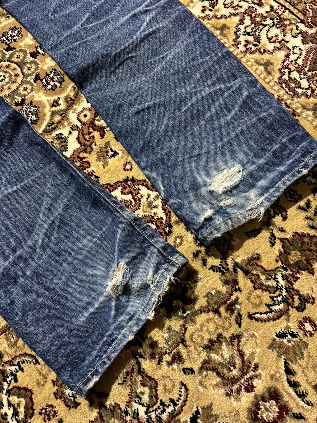 Kapital MTYF Japan Kapital Style Selvedge Patchwork Distress Jeans Size US 30 / EU 46 - 9 Thumbnail
