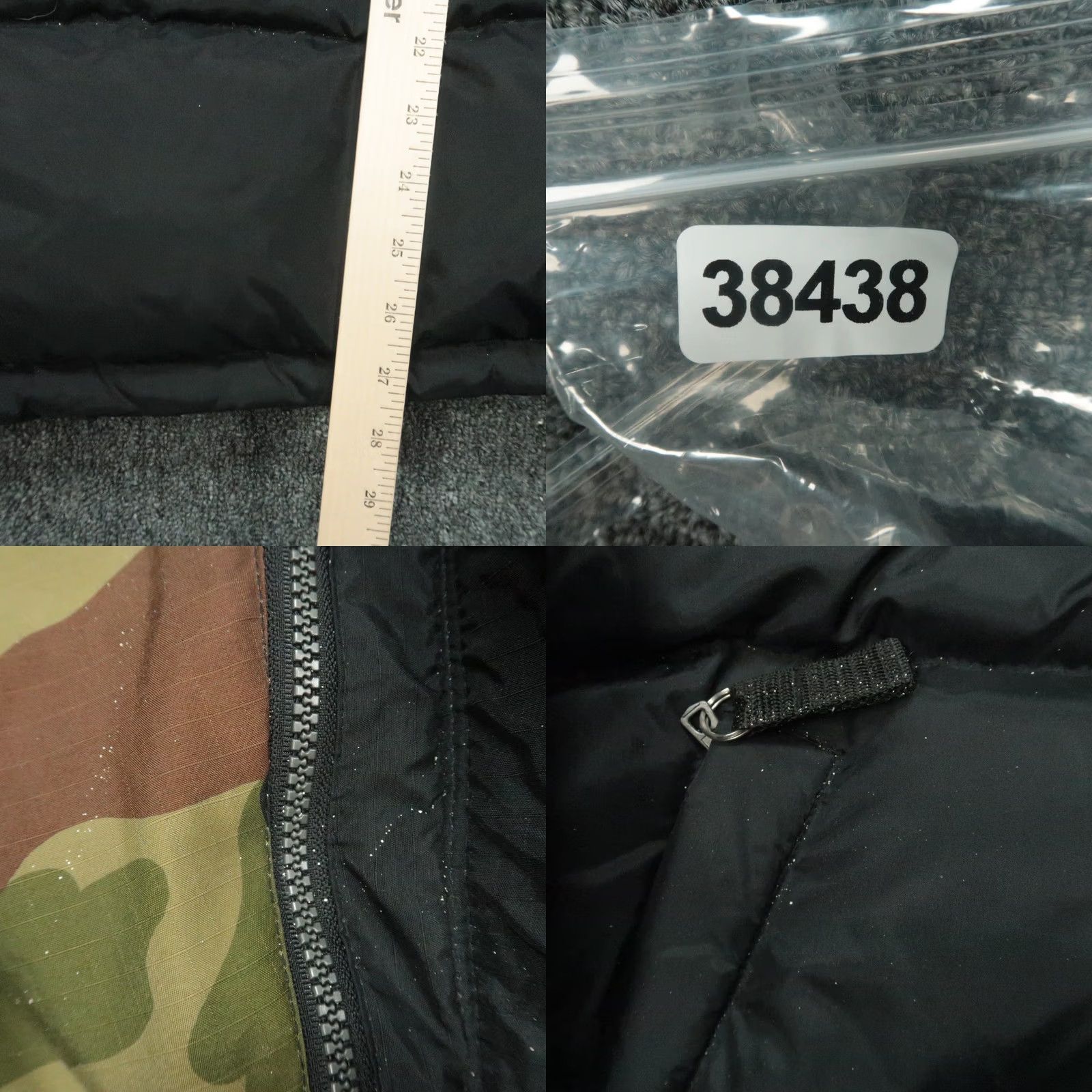 Southpole VINTAGE Southpole Jacket Mens M Green Camouflage Reversible Puffer Full Zip Insulated Lined Nylon Black/Green Mens Size US M / EU 48-50 / 2 - 10 Thumbnail