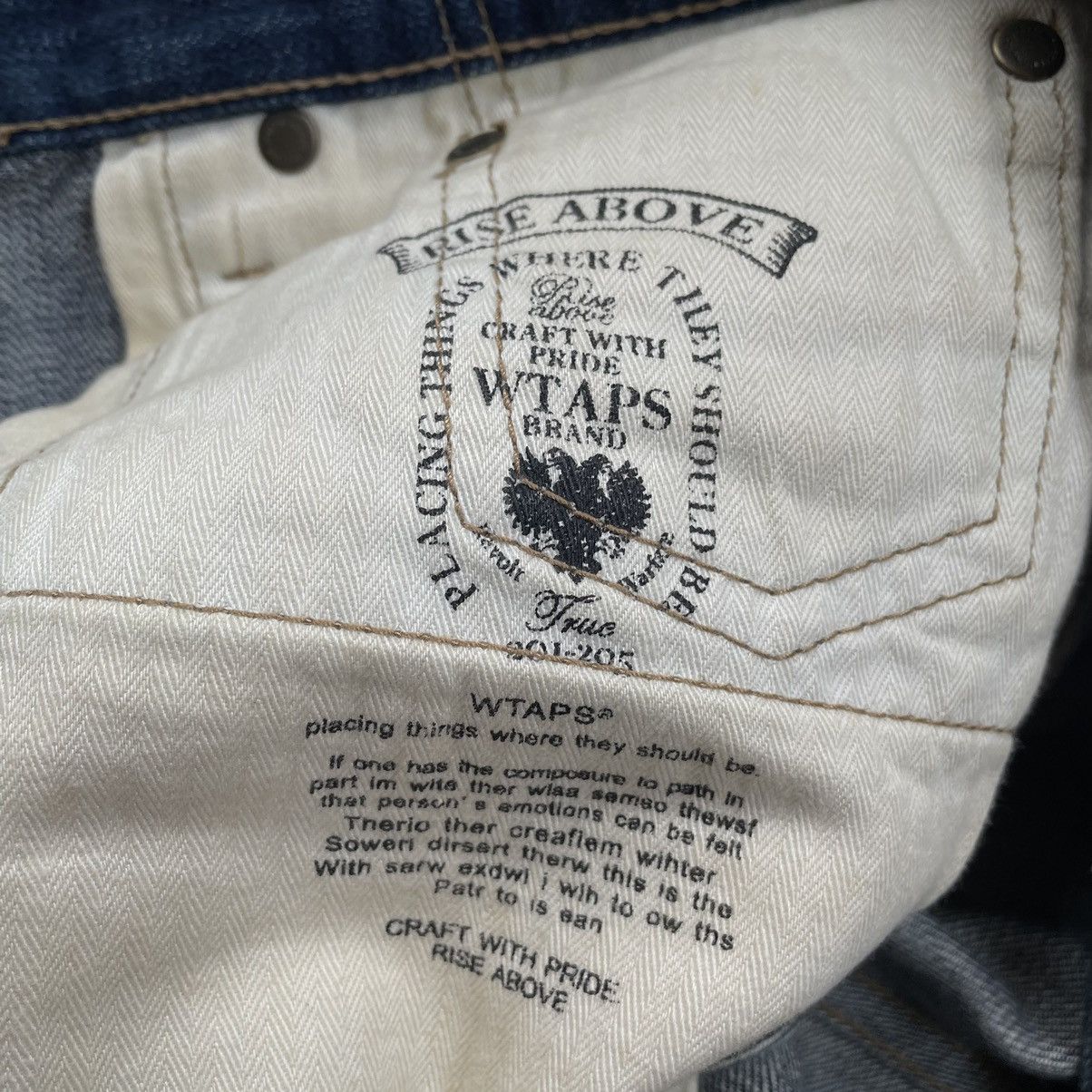 Wtaps WTAPS Extreme Distressed Patchwork Denim Selvedge Size US 34 / EU 50 - 13 Thumbnail