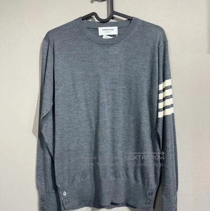 Thom Browne Thom Browne Gray Cotton Blend Women's Pullover . Size XXS / US 00 / IT 34 - 1 Thumbnail