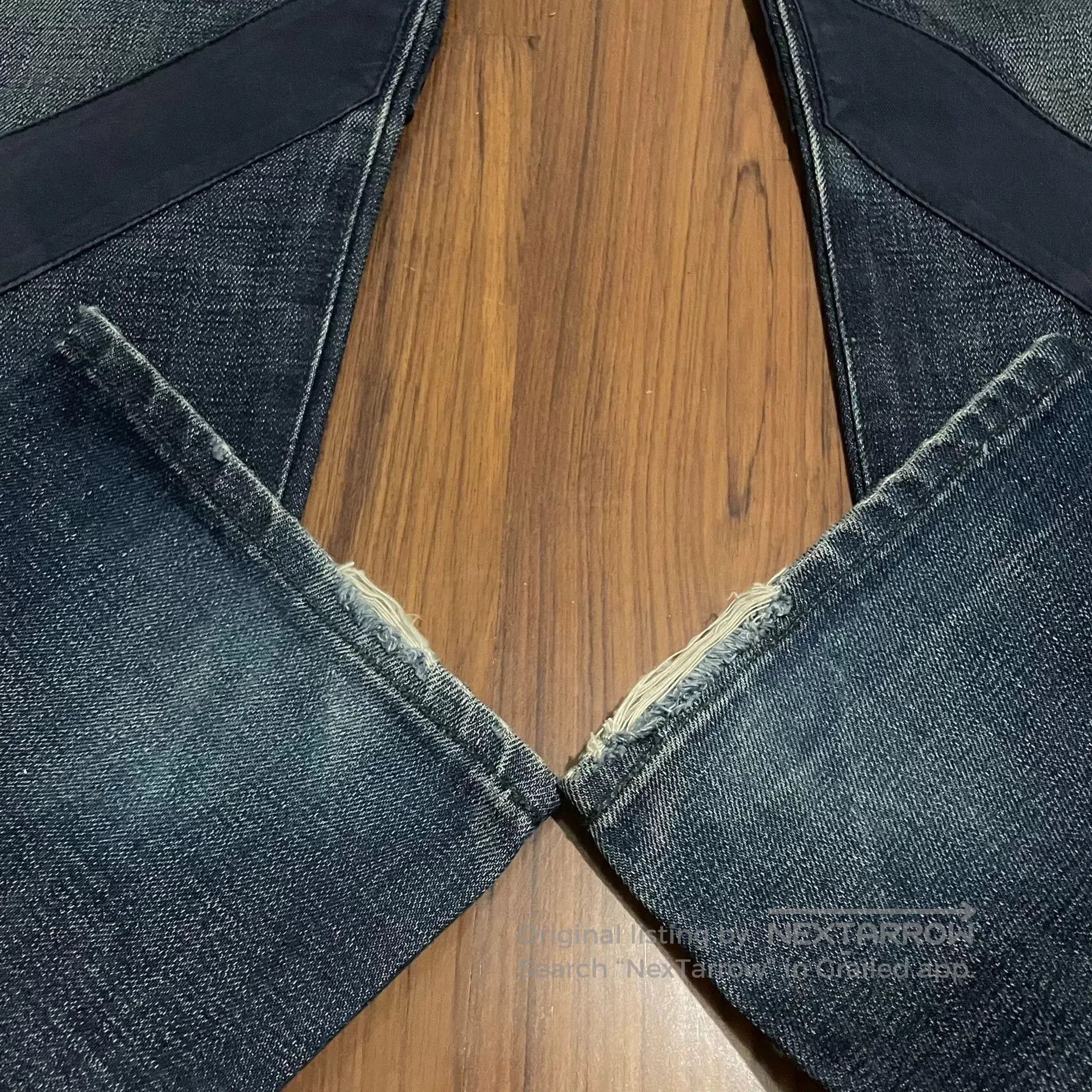 Neighborhood NEIGHBORHOOD 02 Patched Washed Jeans. Size US 43 - 3 Thumbnail