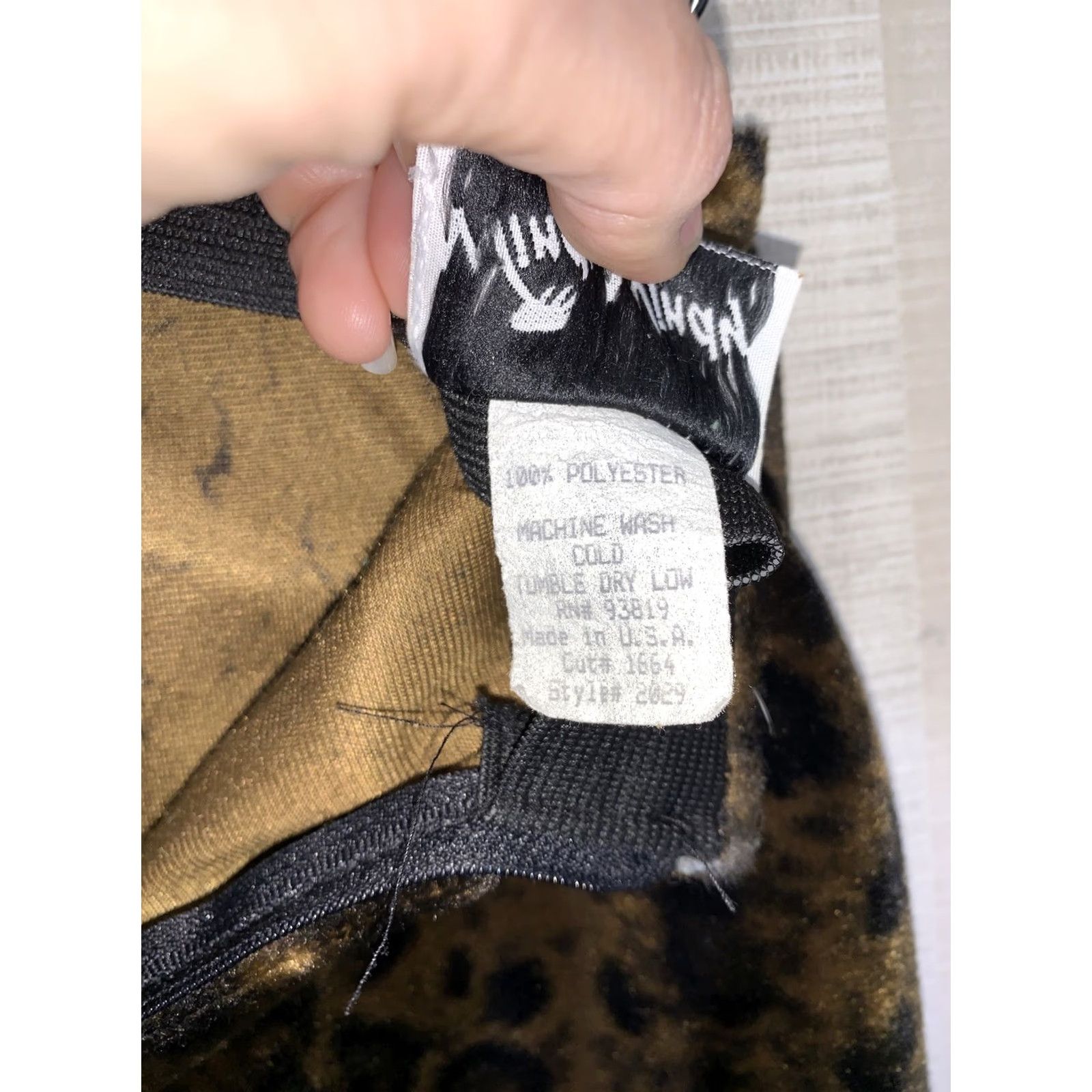 Vintage VINTAGE Windy Windy Animal Print Faux Fur A-Line Womens Skirt XS/S USA Made-10192 Size 26" / US 2 / IT 38 - 6 Thumbnail