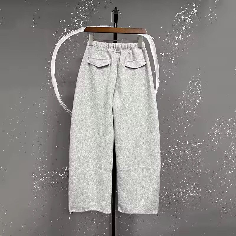 Other Streetwear Casual Wide Leg Sweatpants Baggy Gray Trousers Size US 30 / EU 46 - 4 Thumbnail