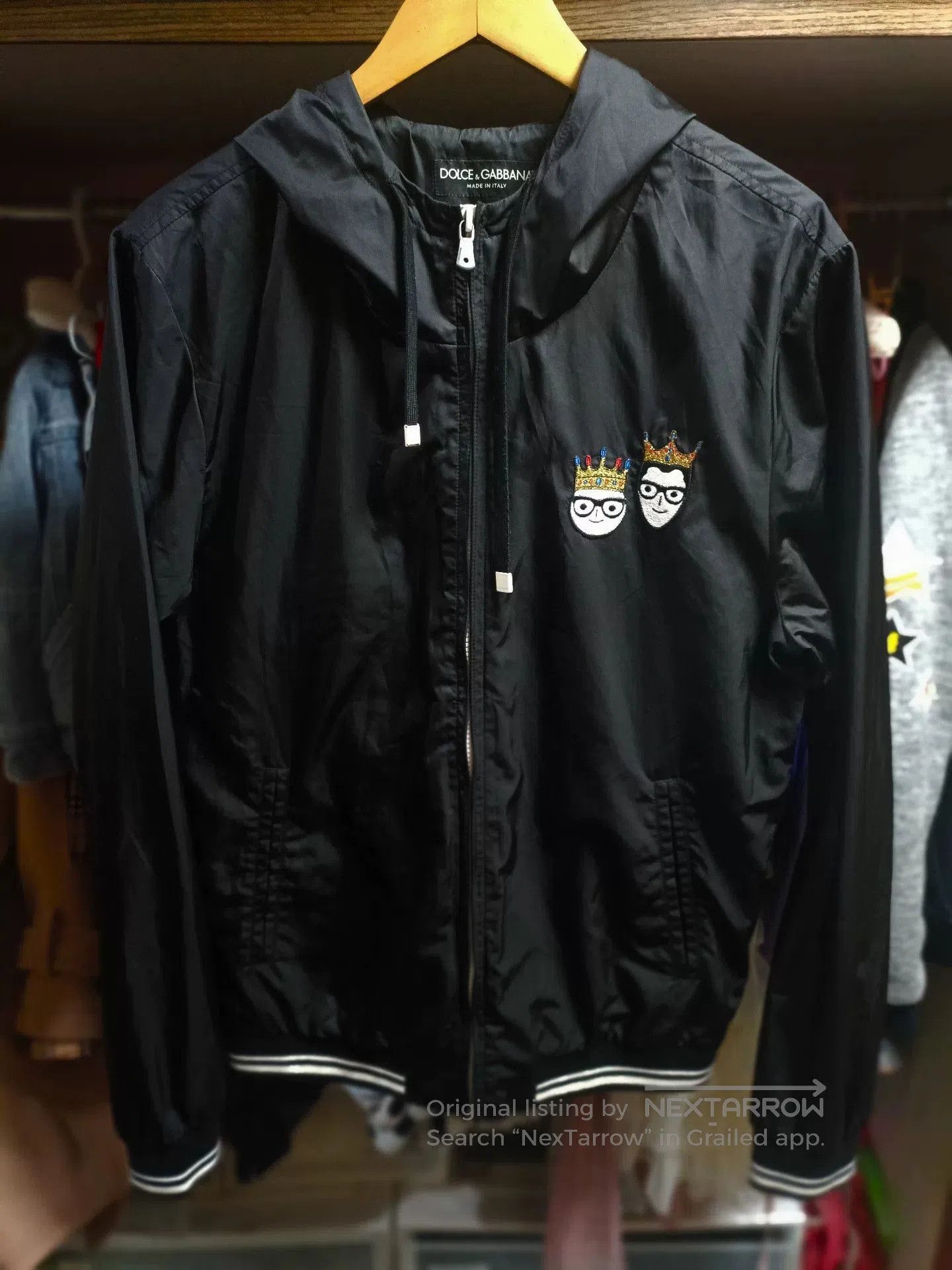 Dolce & Gabbana DG Crown Heavy Embroidery Hoodie Jacket. Size US M / EU 48-50 / 2 - 1 Thumbnail