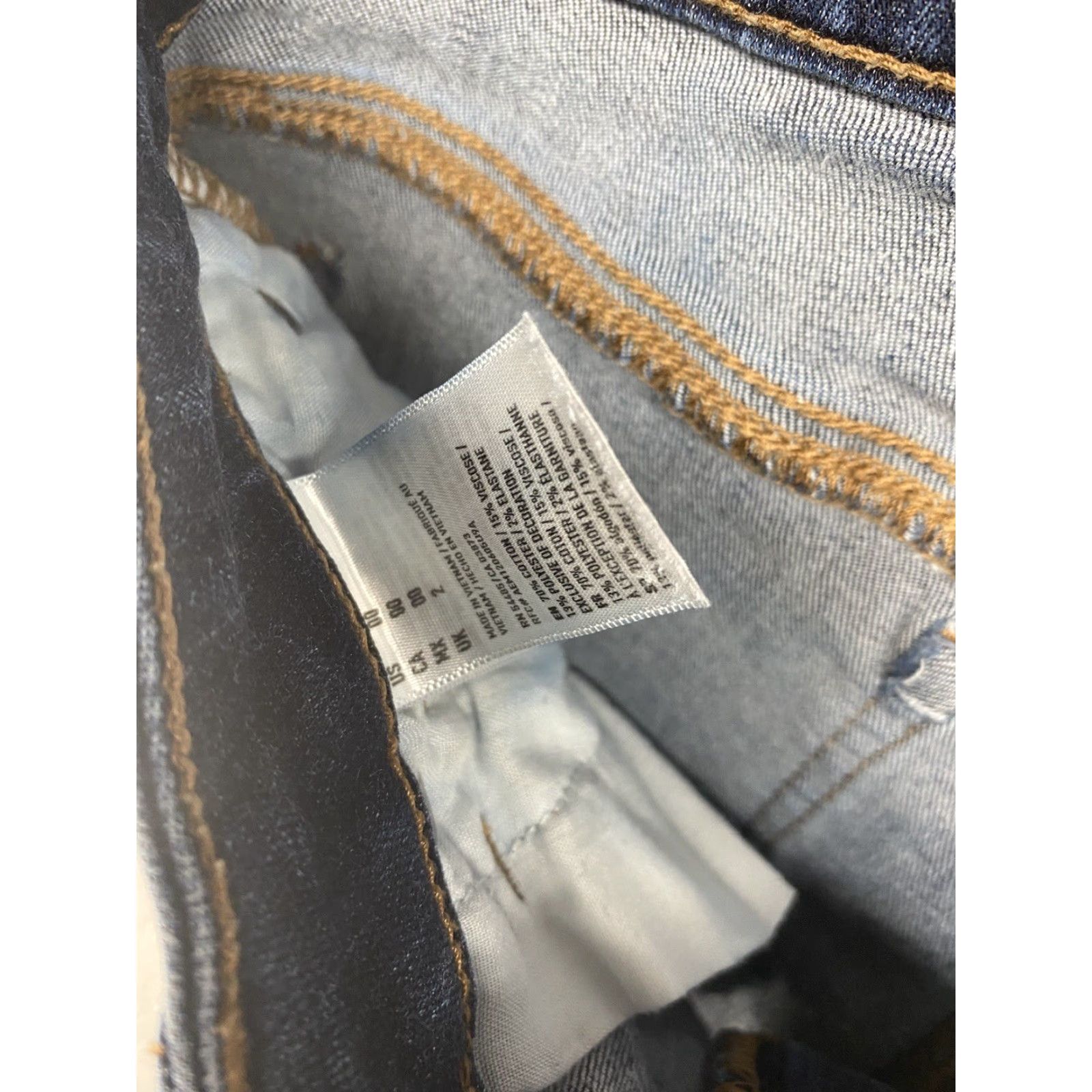 American Eagle Outfitters American Eagle Outfitters Jeans Shorts Super Stretch Shortie Cuff Women’s Size 00 Denim Blue Casual Shorts Size 24" / US 00 / IT 34 - 5 Thumbnail
