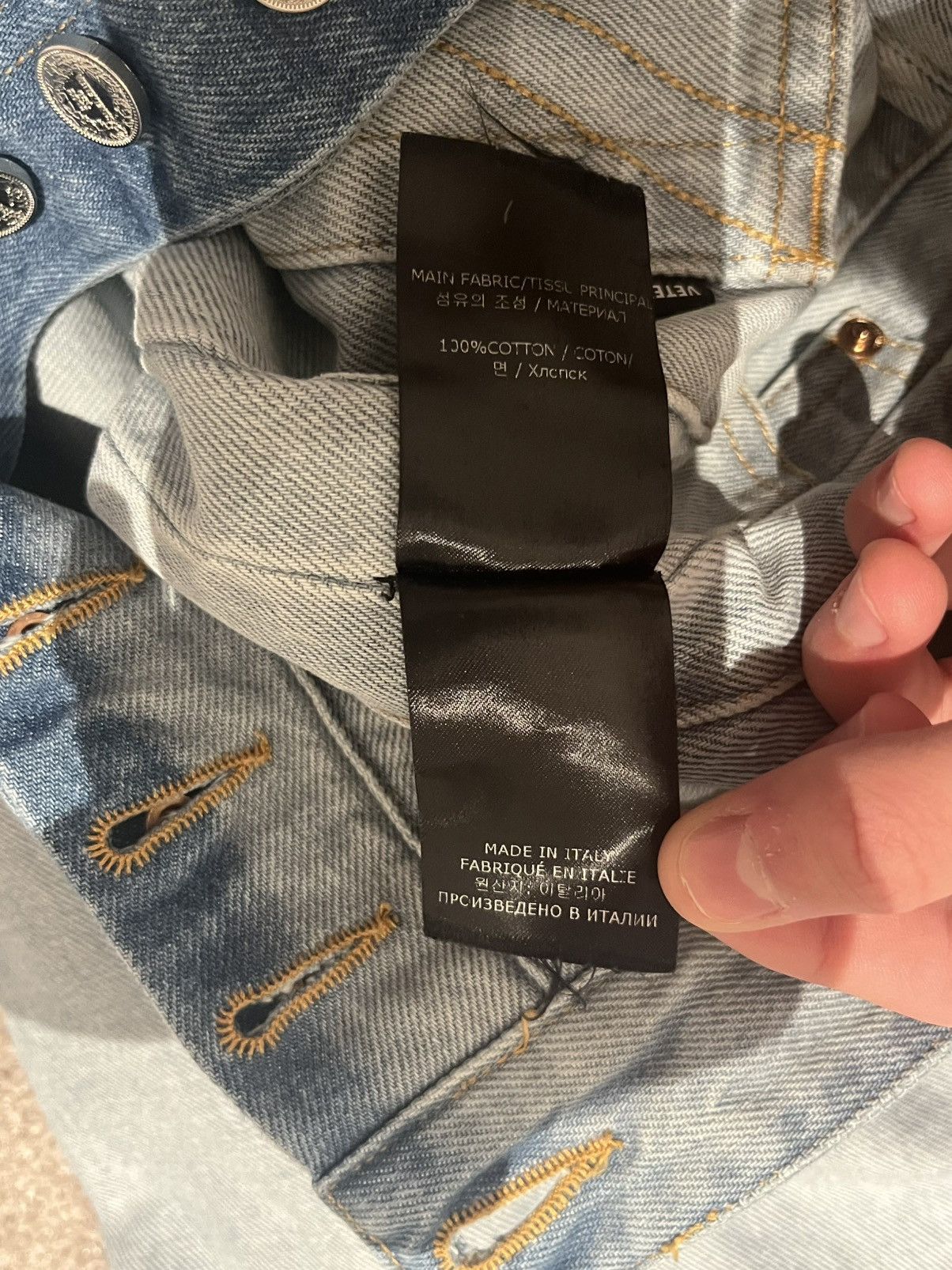 Vetements Vetements inside out denim Size US 26 / EU 42 - 7 Thumbnail