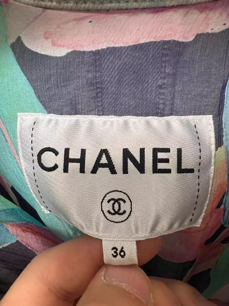 Chanel Chanel Chanel 20 Vacation Series Tie-dyed Washed Denim Jack Size XS / US 0-2 / IT 36-38 - 3 Thumbnail