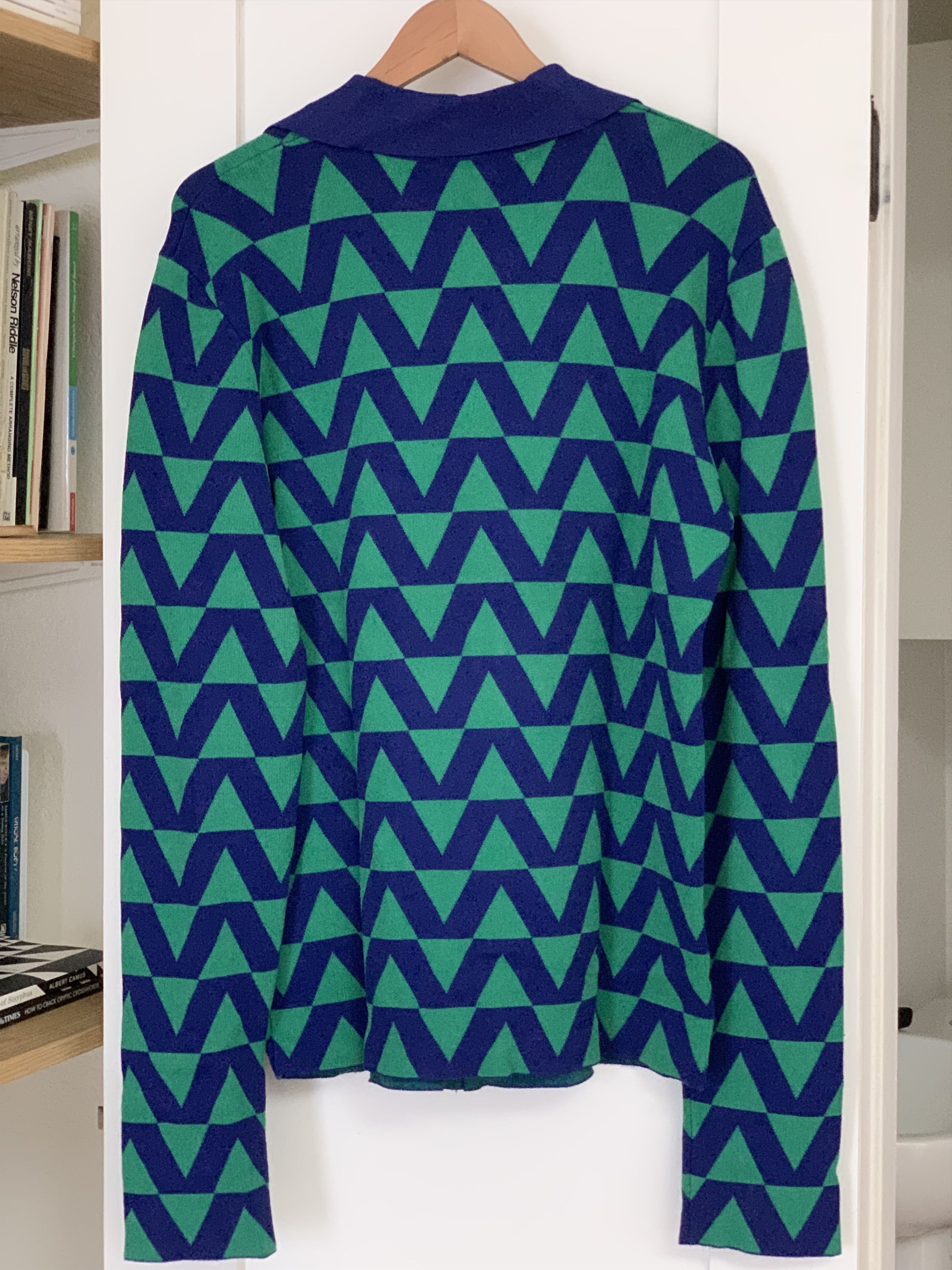 Raf Simons SS14 Green Viscose Cardigan in size S Size US S / EU 44-46 / 1 - 2 Thumbnail