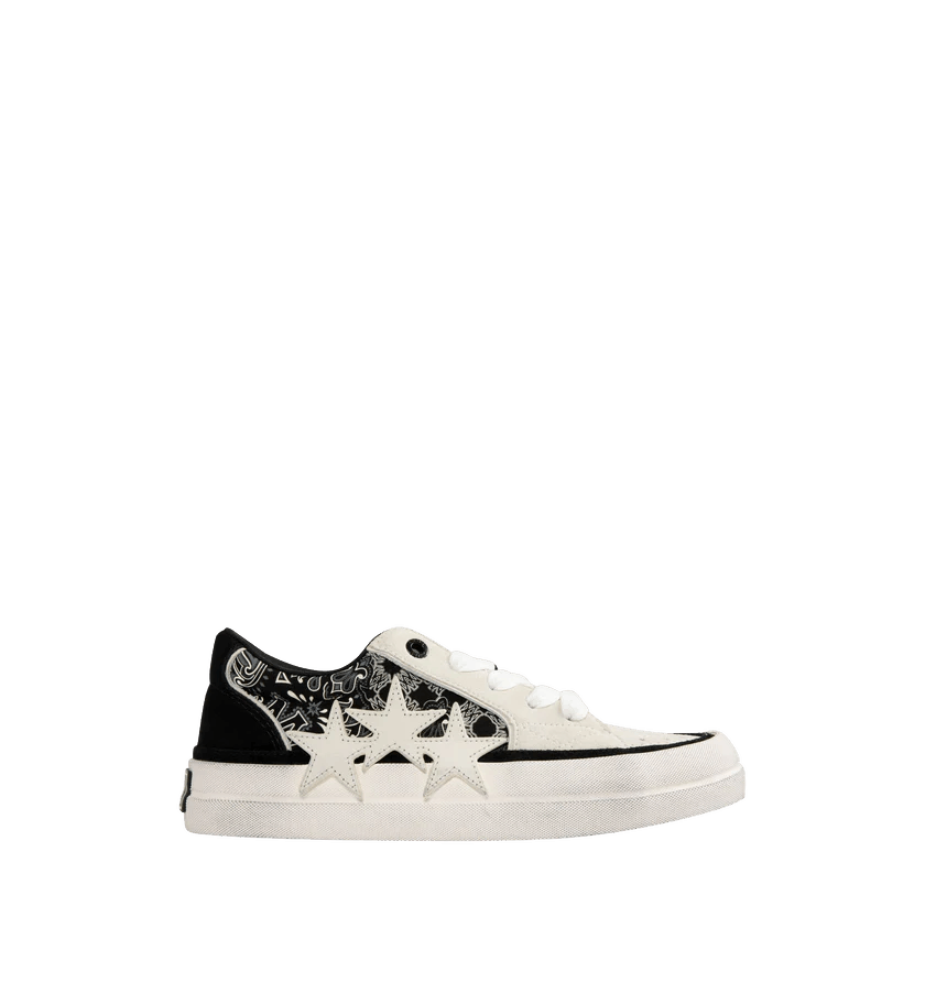 o1h1sh11225 Bandana Sunset Skate Sneaker in Black/White