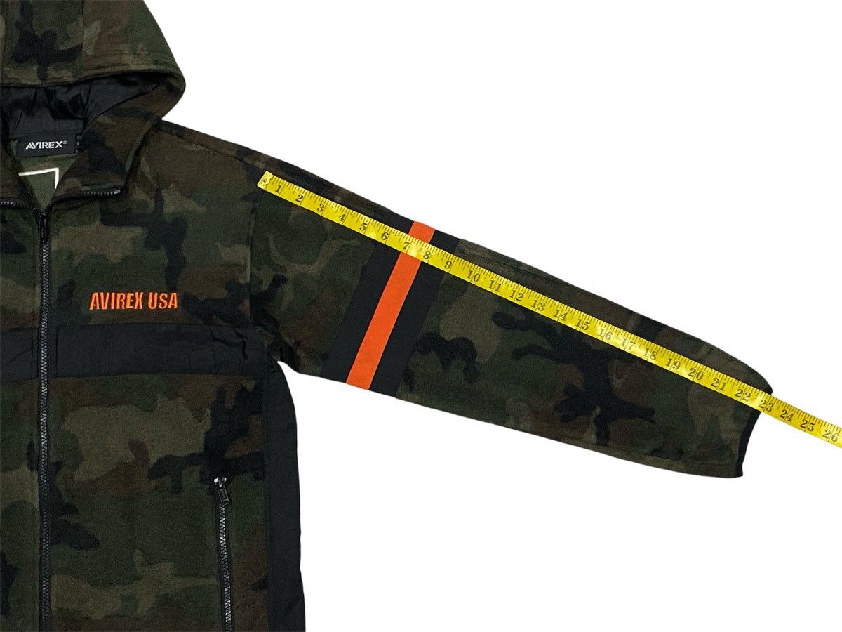 Avirex Avirex Camo Big Logo Fleece Zipper Hoodie Jacket Size US M / EU 48-50 / 2 - 16 Thumbnail