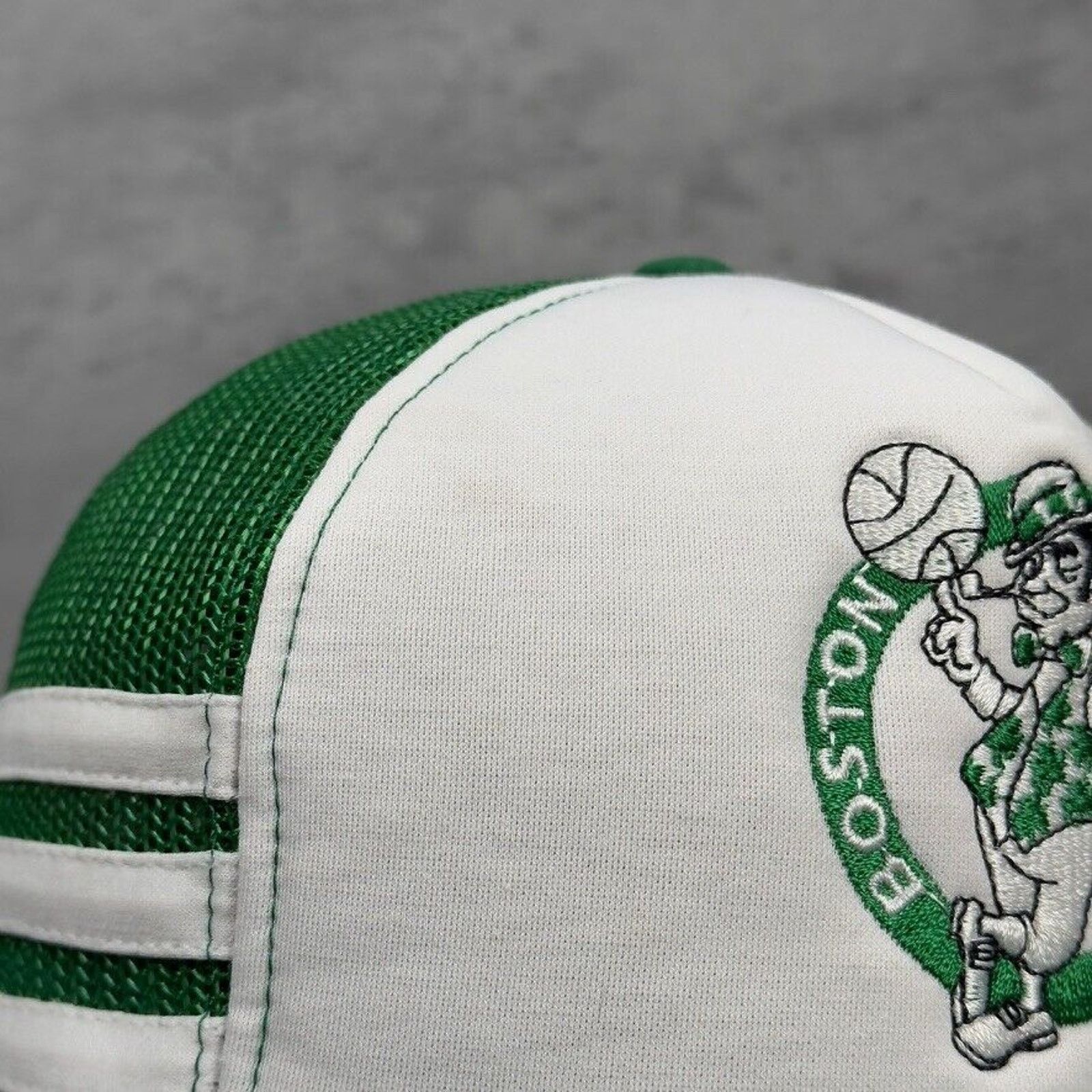 NBA × Vintage Vintage Three Stripe NBA Boston Celtics Hat Size ONE SIZE - 5 Thumbnail