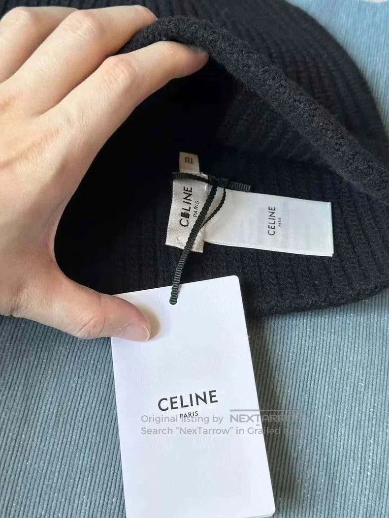Celine Celine Sequined Beanie. Size ONE SIZE - 2 Thumbnail