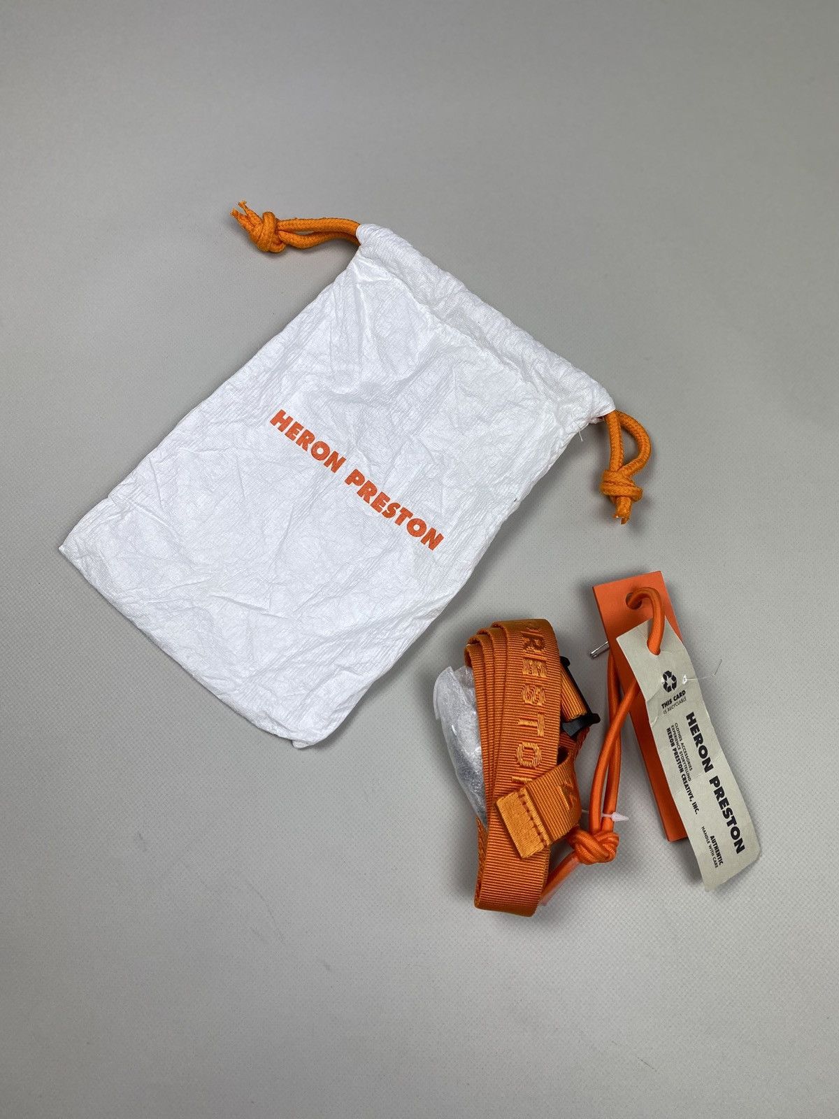 Heron Preston BNWT! Heron Preston Tiny Tape Magnetic Belt one size orange Size ONE SIZE - 4 Thumbnail