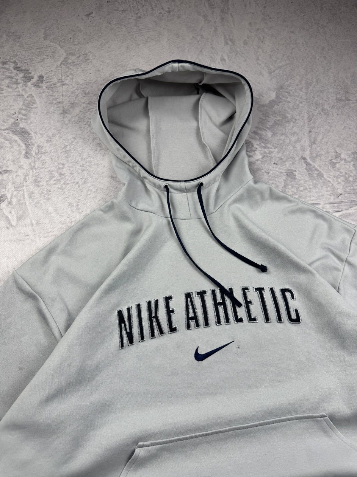 Nike × Vintage NIKE VINTAGE CENTER LOGO OVERSIZE BOXY HOODIE Size US L / EU 52-54 / 3 - 3 Thumbnail