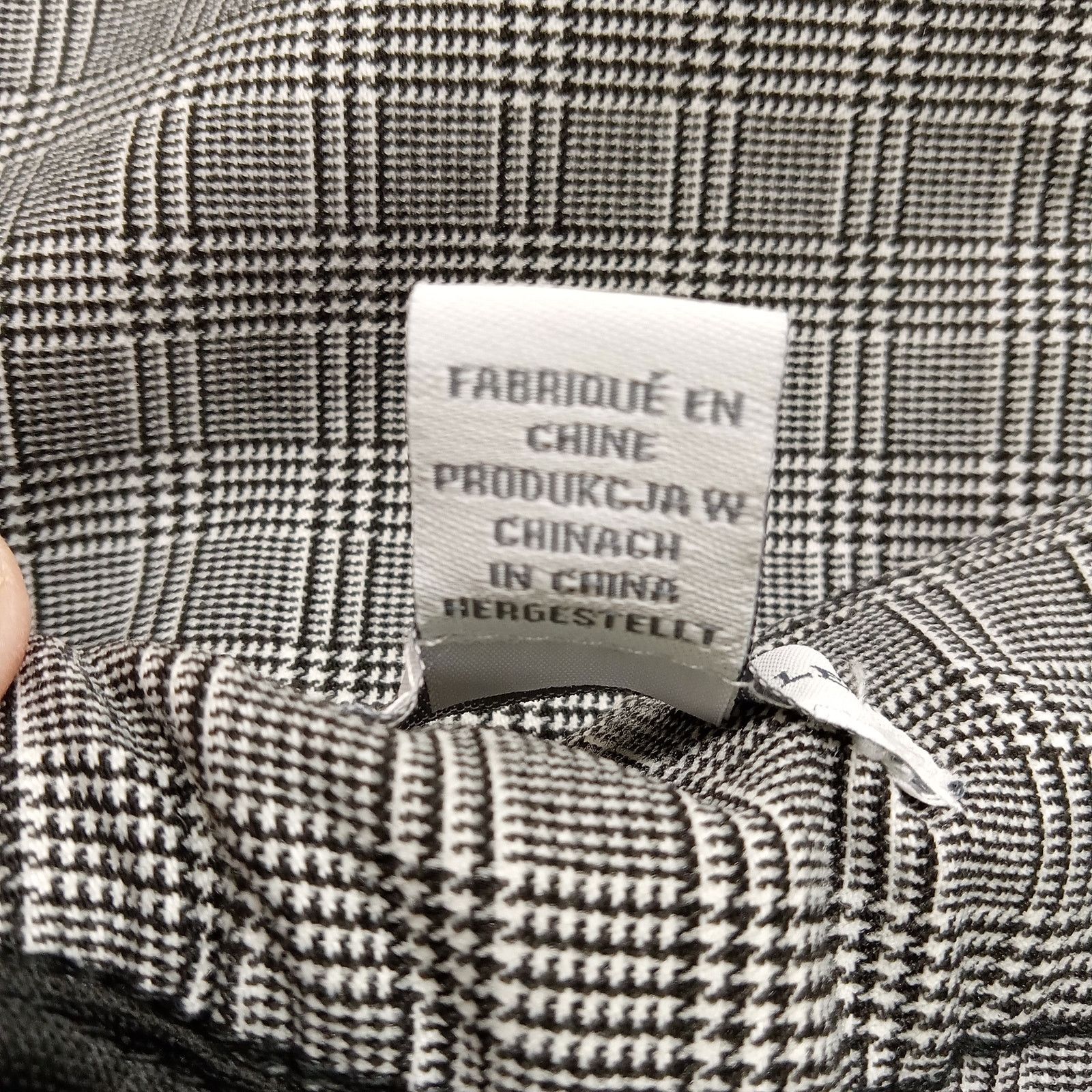 & Other Stories Carolina Belle Houndstooth Crop Dress Pants 6 (30 X 28) Size 28" / US 6 / IT 42 - 6 Thumbnail