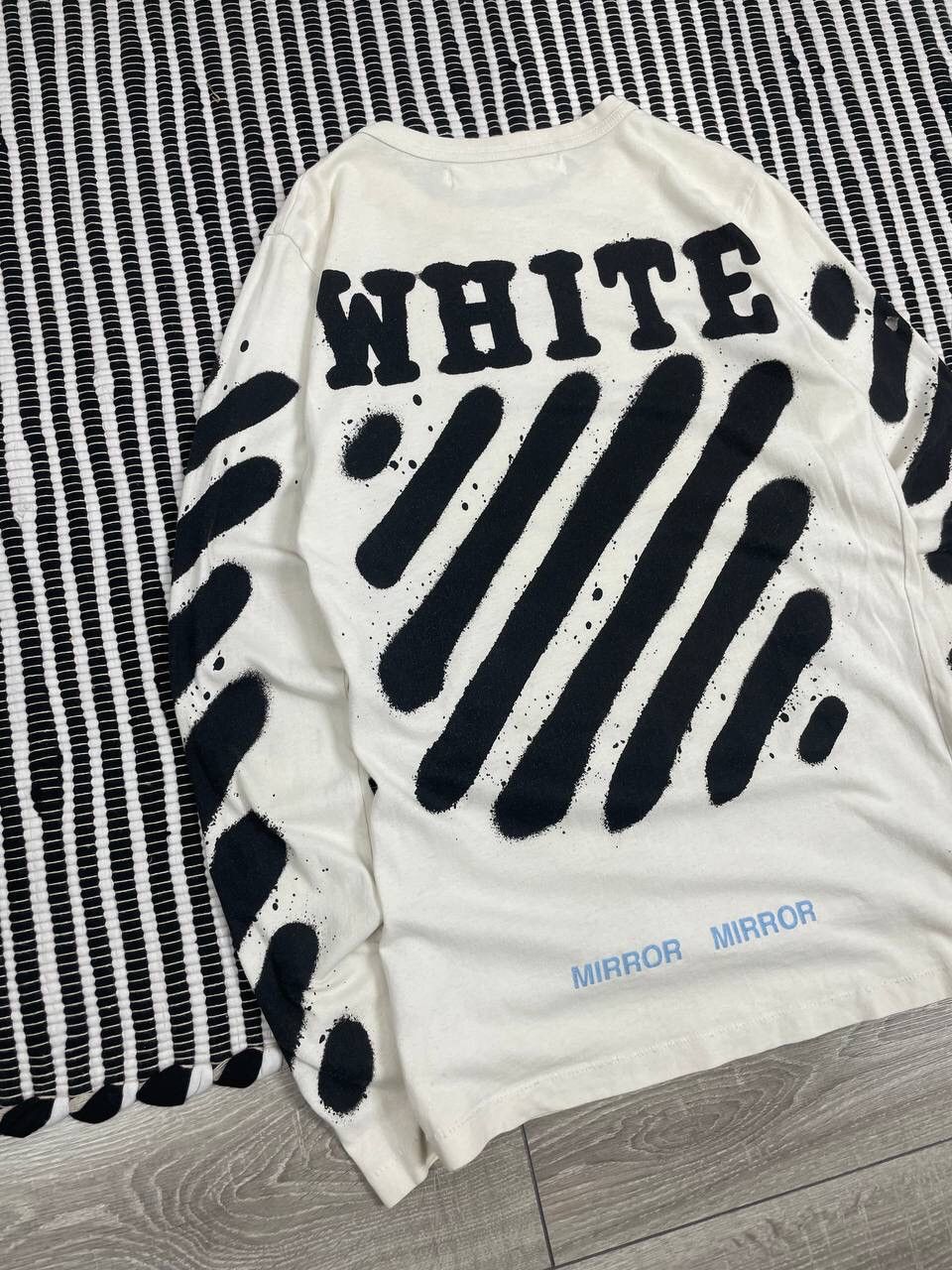 Off-White Vintage Off White Mirror Big Logo Long Sleeve Y2K Size US XS / EU 42 / 0 - 2 Thumbnail