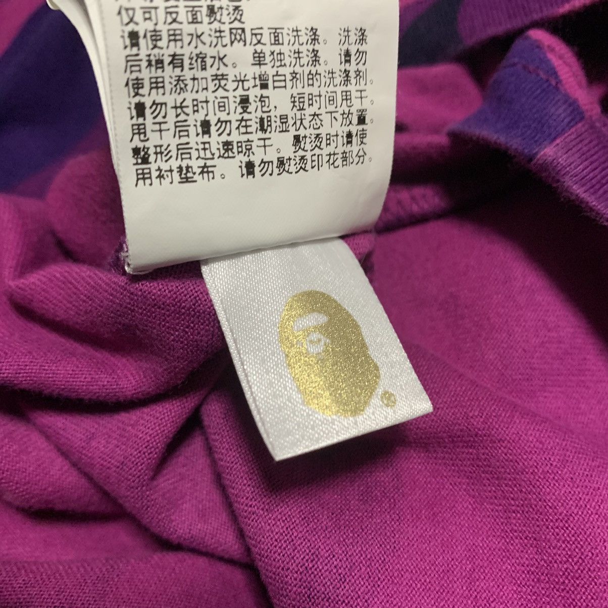 Bape Bape Medium Shark Purple Camo Long Sleeve Tee A Bathing Ape Size US M / EU 48-50 / 2 - 10 Thumbnail