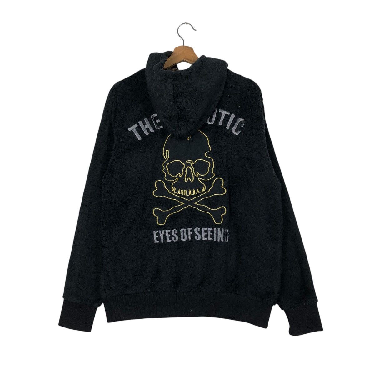 Japanese Brand Vintage Zipper Jacket Space Opera Skeleton Big Logo Backhit Size US L / EU 52-54 / 3 - 11 Thumbnail
