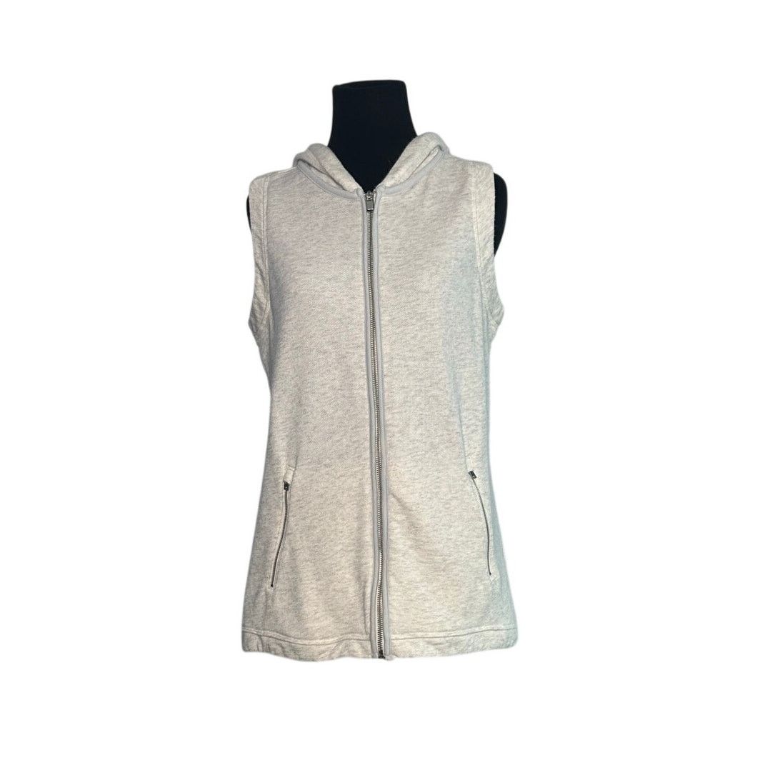 Athleta Athleta heather gray Blissful hoodie Terry Vest size small Size S / US 4 / IT 40 - 10 Thumbnail