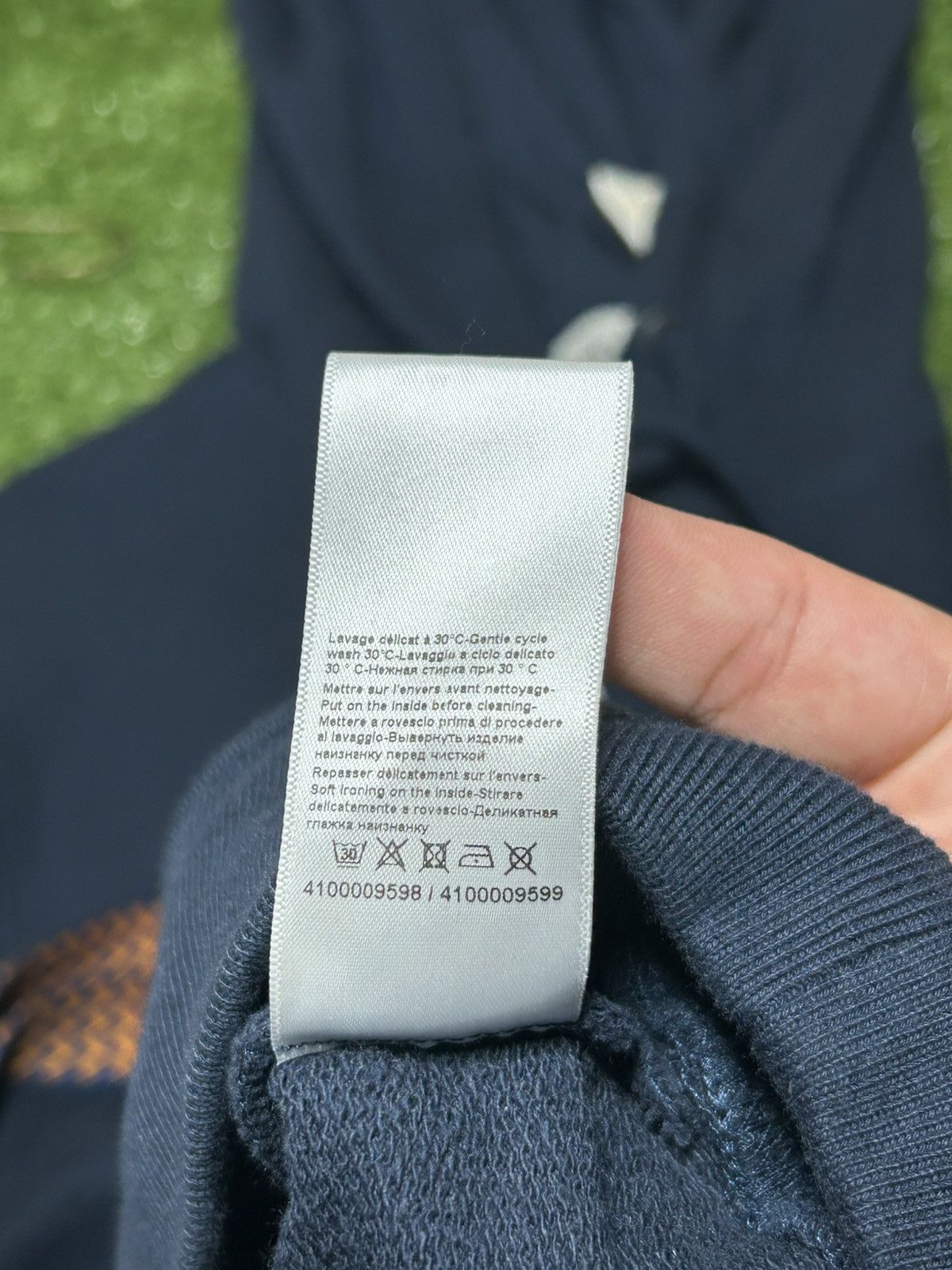 Lanvin Lanvin Navy curb hoodie Size US M / EU 48-50 / 2 - 11 Thumbnail