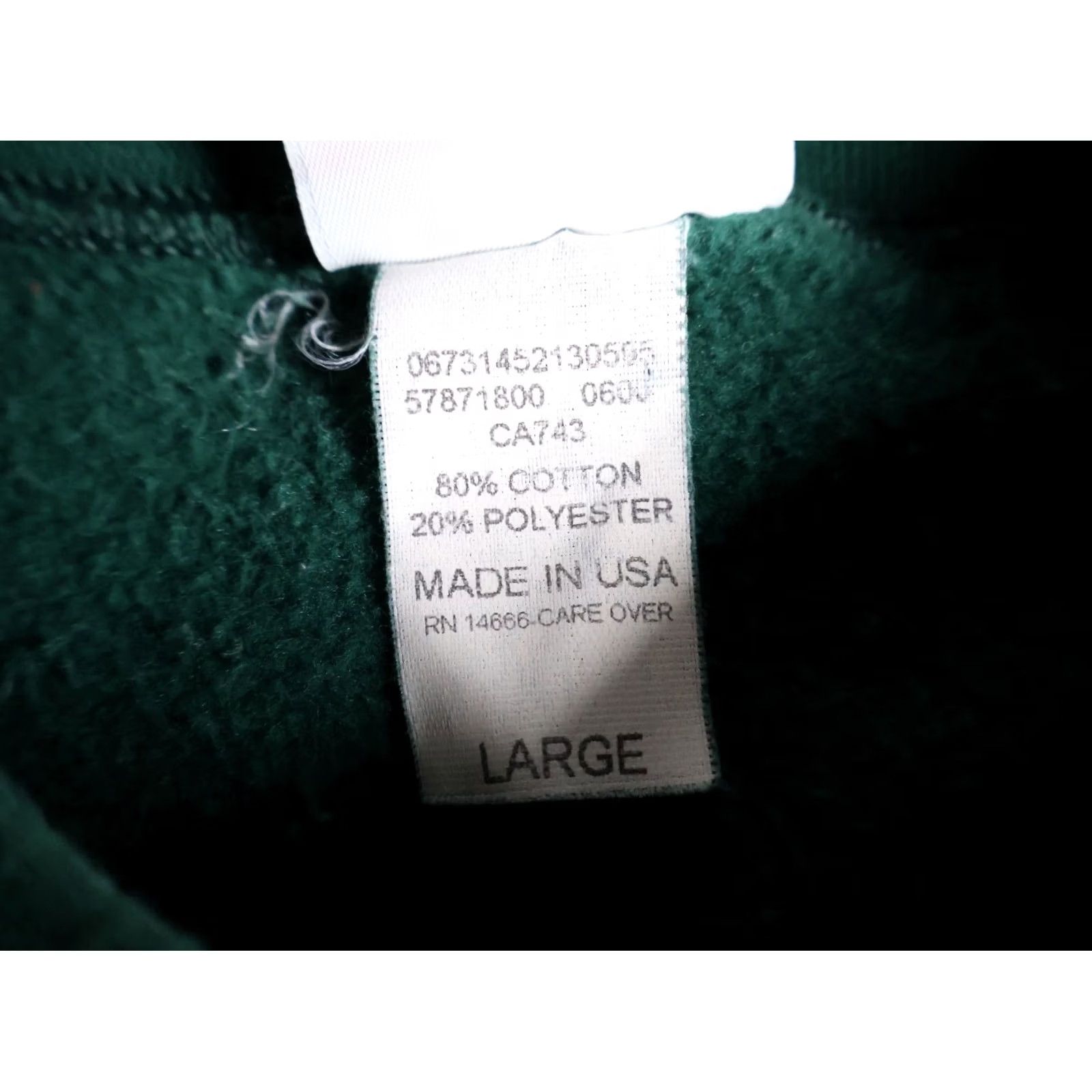 Vintage VINTAGE Bike Athletic Sweatshirt Men Large 90s Green Crewneck Faded USA Made Size US L / EU 52-54 / 3 - 4 Thumbnail