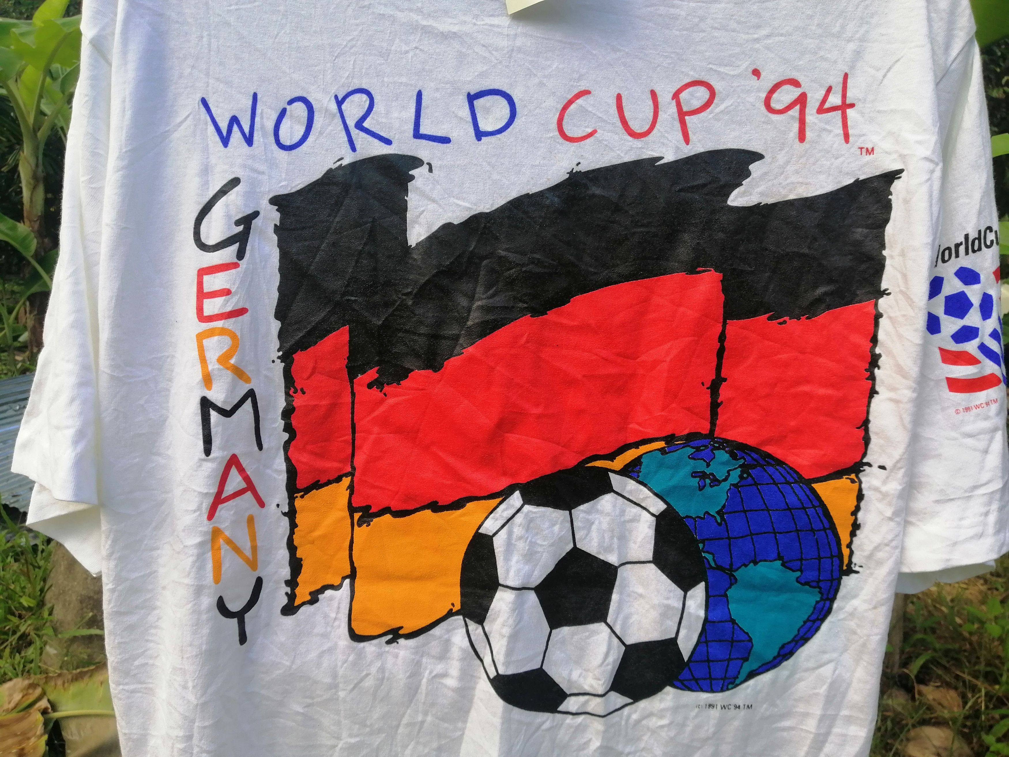 Logo 7 1994 fifa world cup vintage nos t shirt Size US XL / EU 56 / 4 - 3 Thumbnail