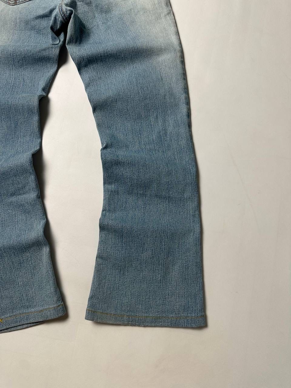 Miss Sixty Vintage Miss Sixty Flared Washed Jeans 🔥 Size 32" / US 10 / IT 46 - 4 Thumbnail