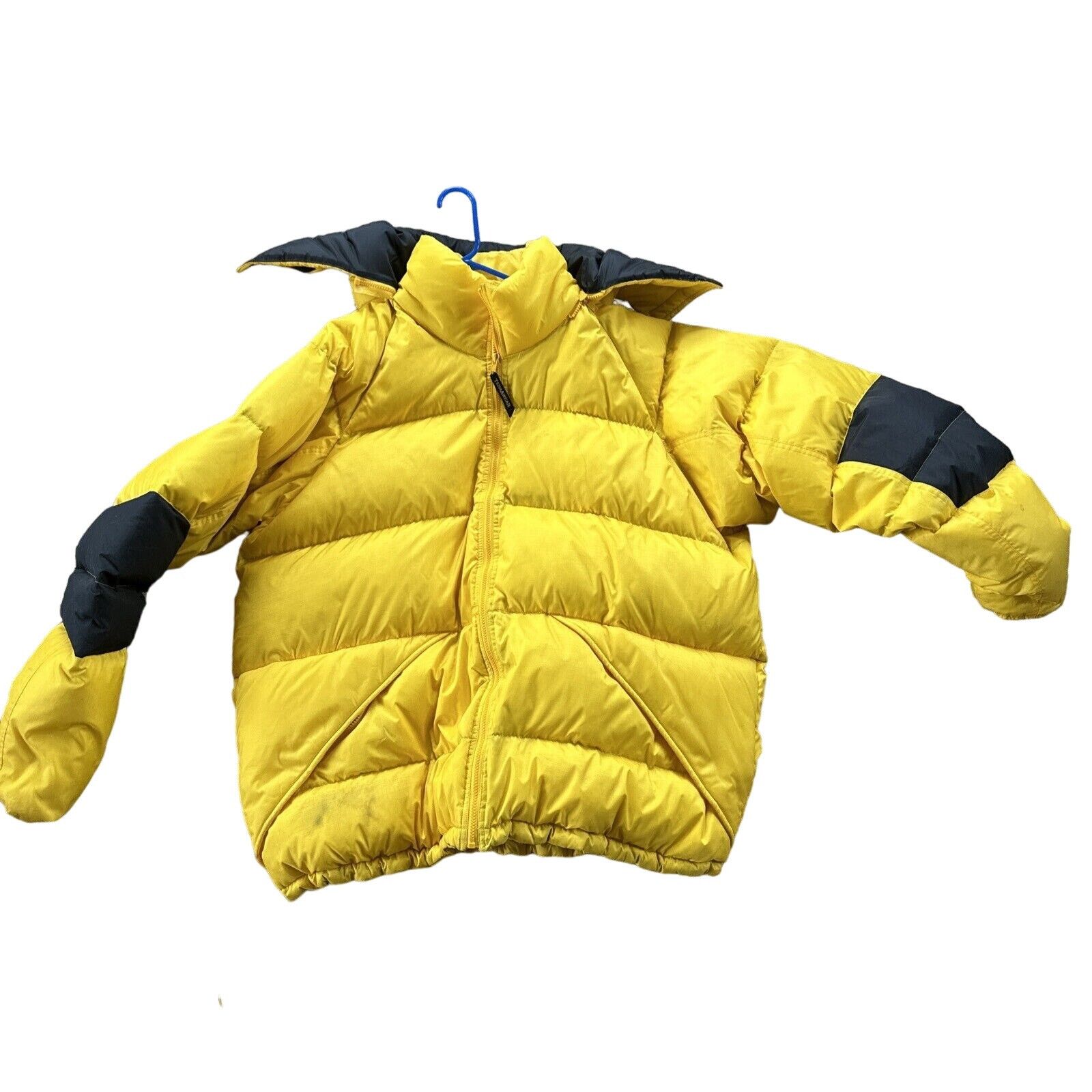 Misha & Puff Vintage TerrAwear YELLOW Goose Down Puffer Jacket Hood XXL Size US XXL / EU 58 / 5 - 1 Thumbnail