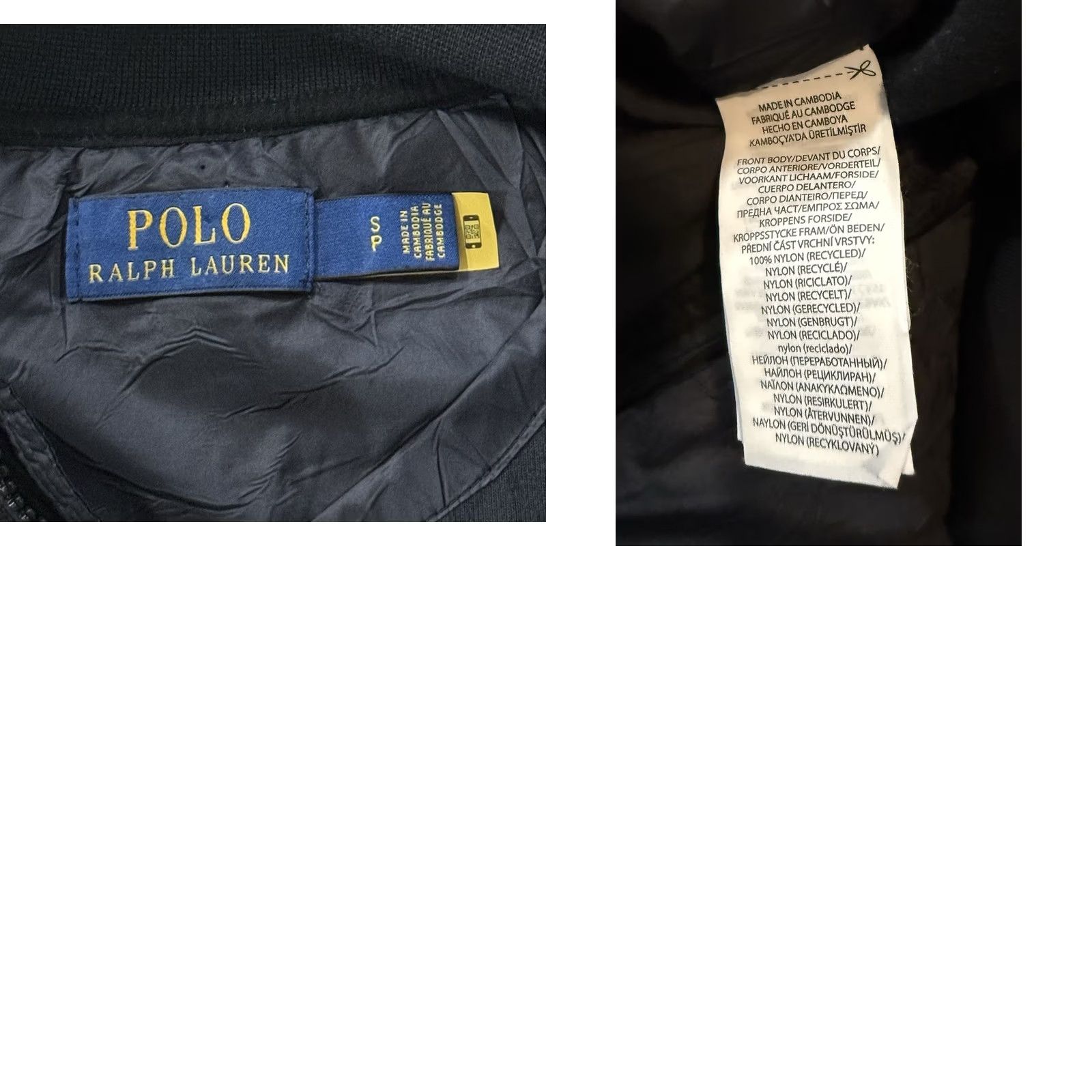 Ralph Lauren Polo Ralph Lauren Vest Quilted Sleeveless Black Diamond Nylon Softshell Zip Mid-Length Stand-Up Collar Men S Small Size US S / EU 44-46 / 1 - 8 Thumbnail