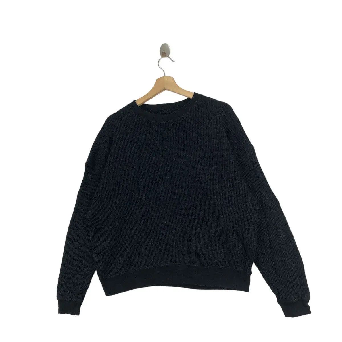 Sanca Vtg SANCA Made In JAPAN Pure Nature Indigo Knitwear Sweater Size XL / US 12-14 / IT 48-50 - 4 Thumbnail