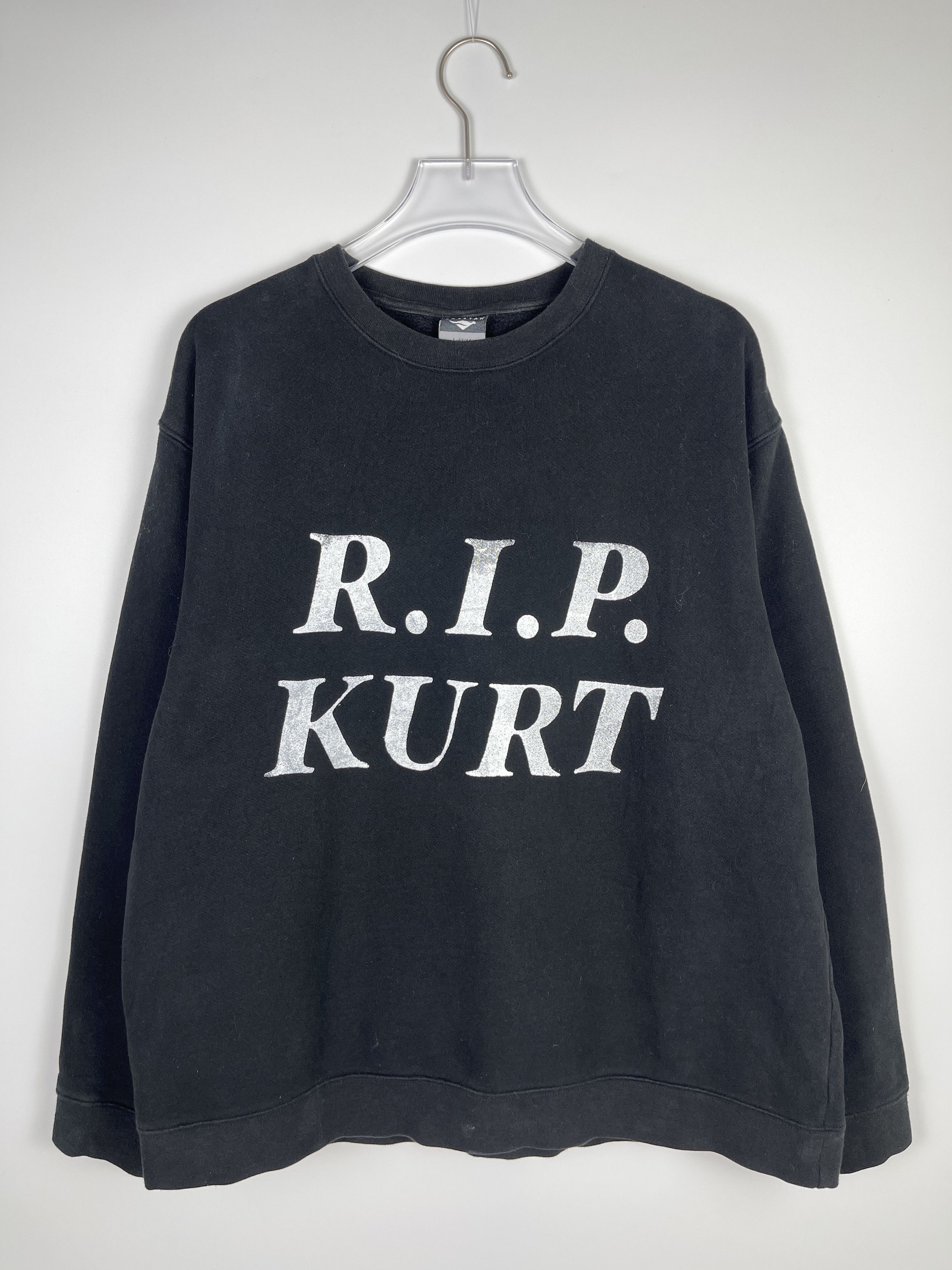 R.I.P Kurt SUB POP Black Sweatshirt