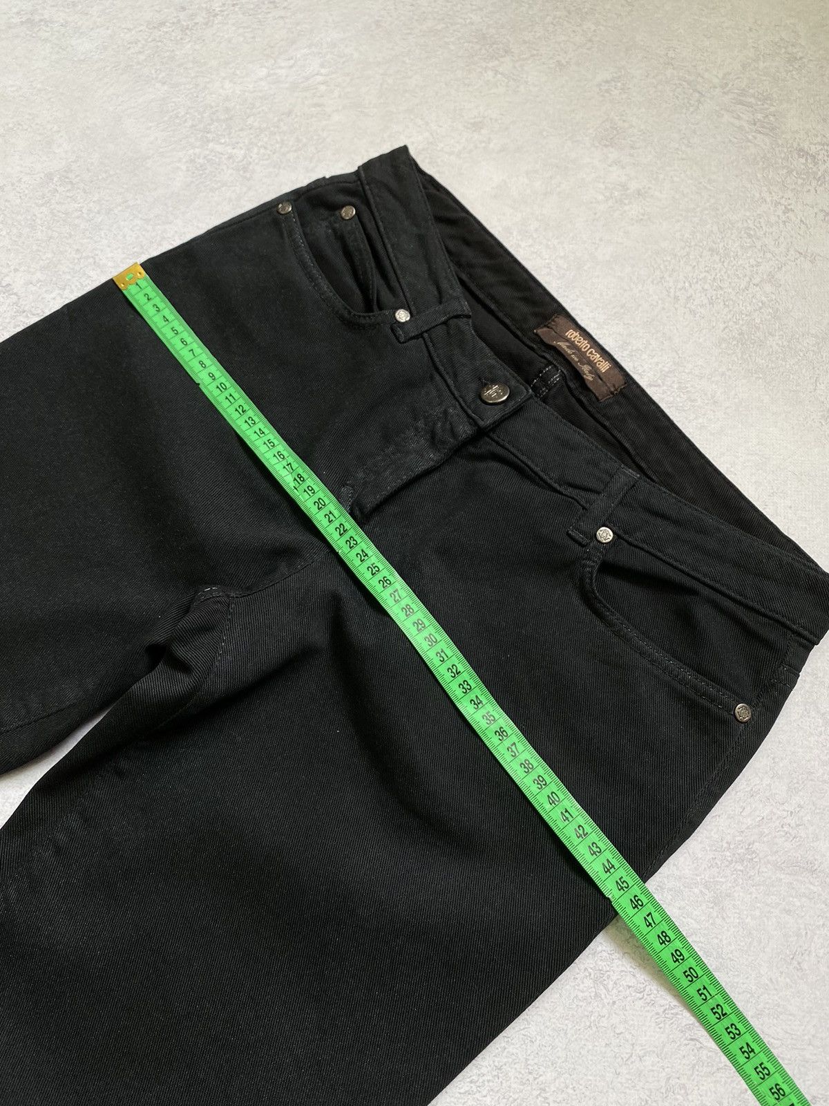 Roberto Cavalli Women’s Avant Garde Roberto Cavalli Denim Pants Size 42 Size 28" / US 6 / IT 42 - 16 Thumbnail