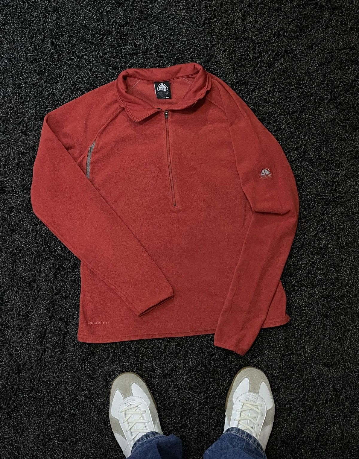 Vintage Vintage Nike ACG rare fleece gorpcore sweatshirt rare Y2K Size M / US 6-8 / IT 42-44 - 2 Thumbnail