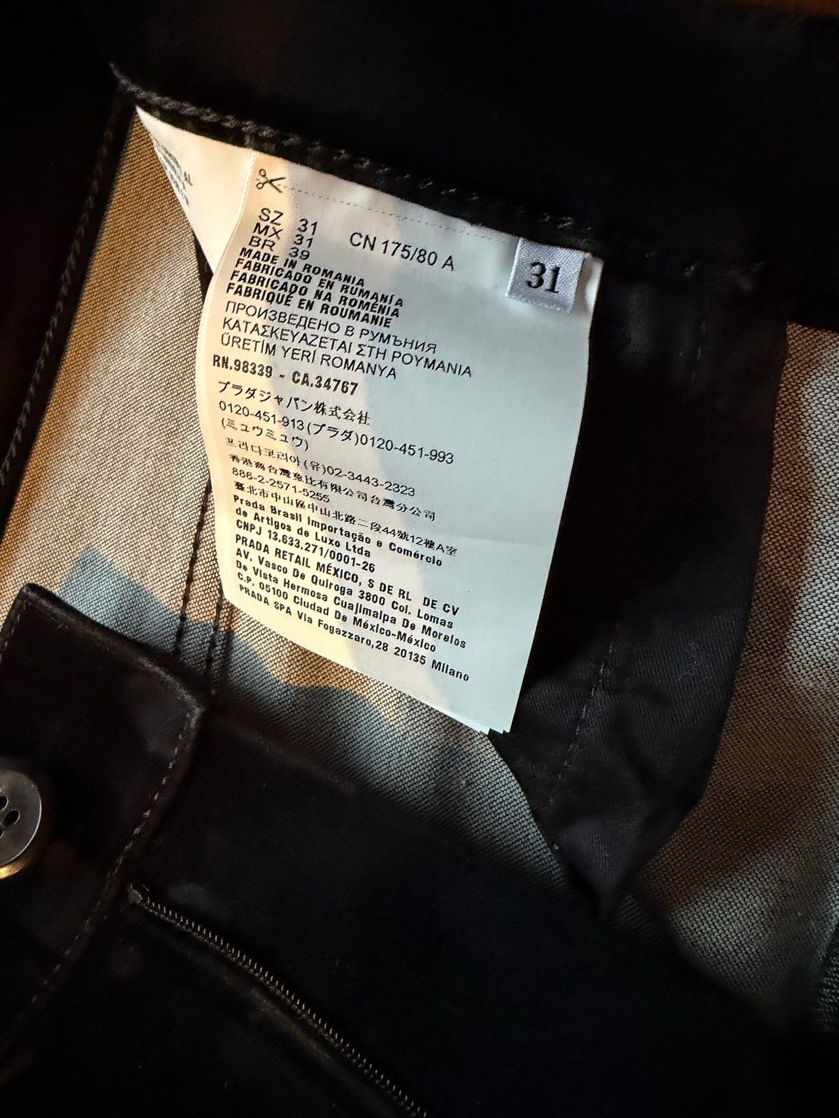 Prada Velvet 5 pocket pants Size US 31 - 6 Thumbnail