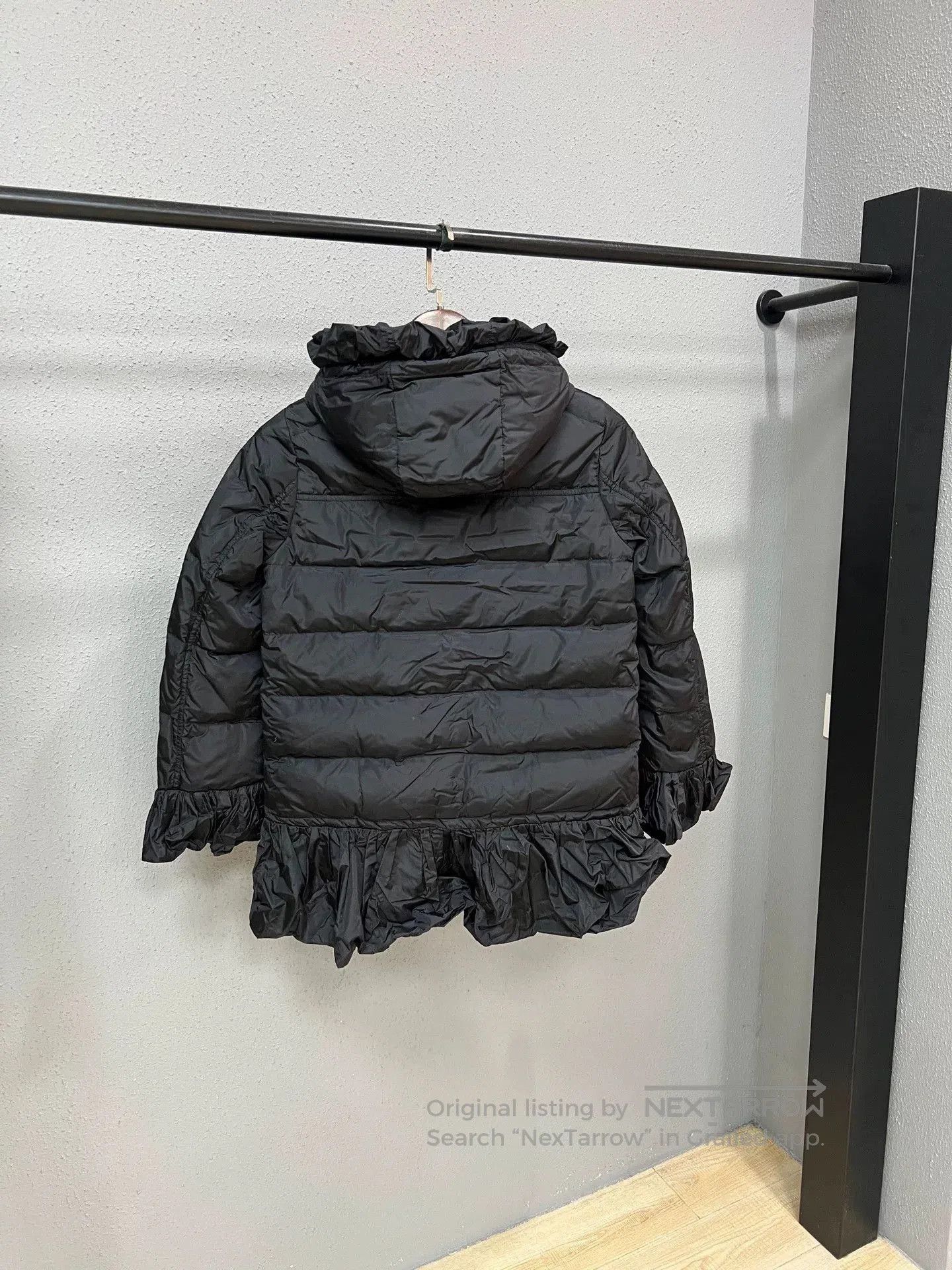 Moncler Ruffled Down Jacket Size 0.