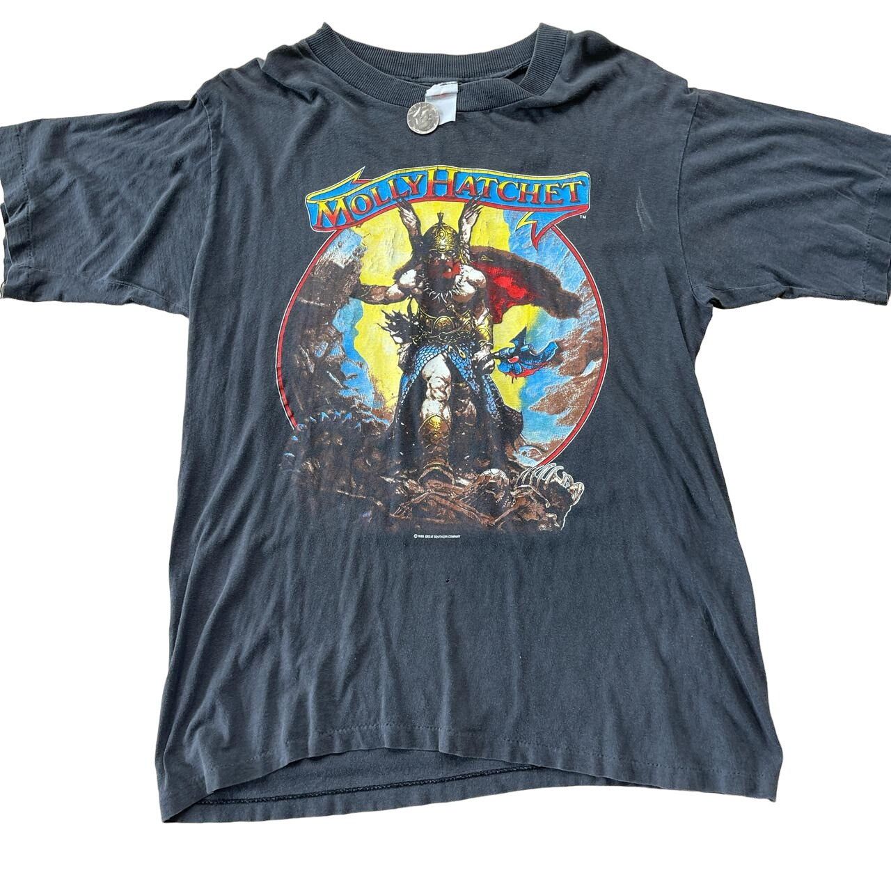 Vintage 1981 online Molly Hatchet Take No Prisoners Tour T Shirt Mens L Boris Vallejo