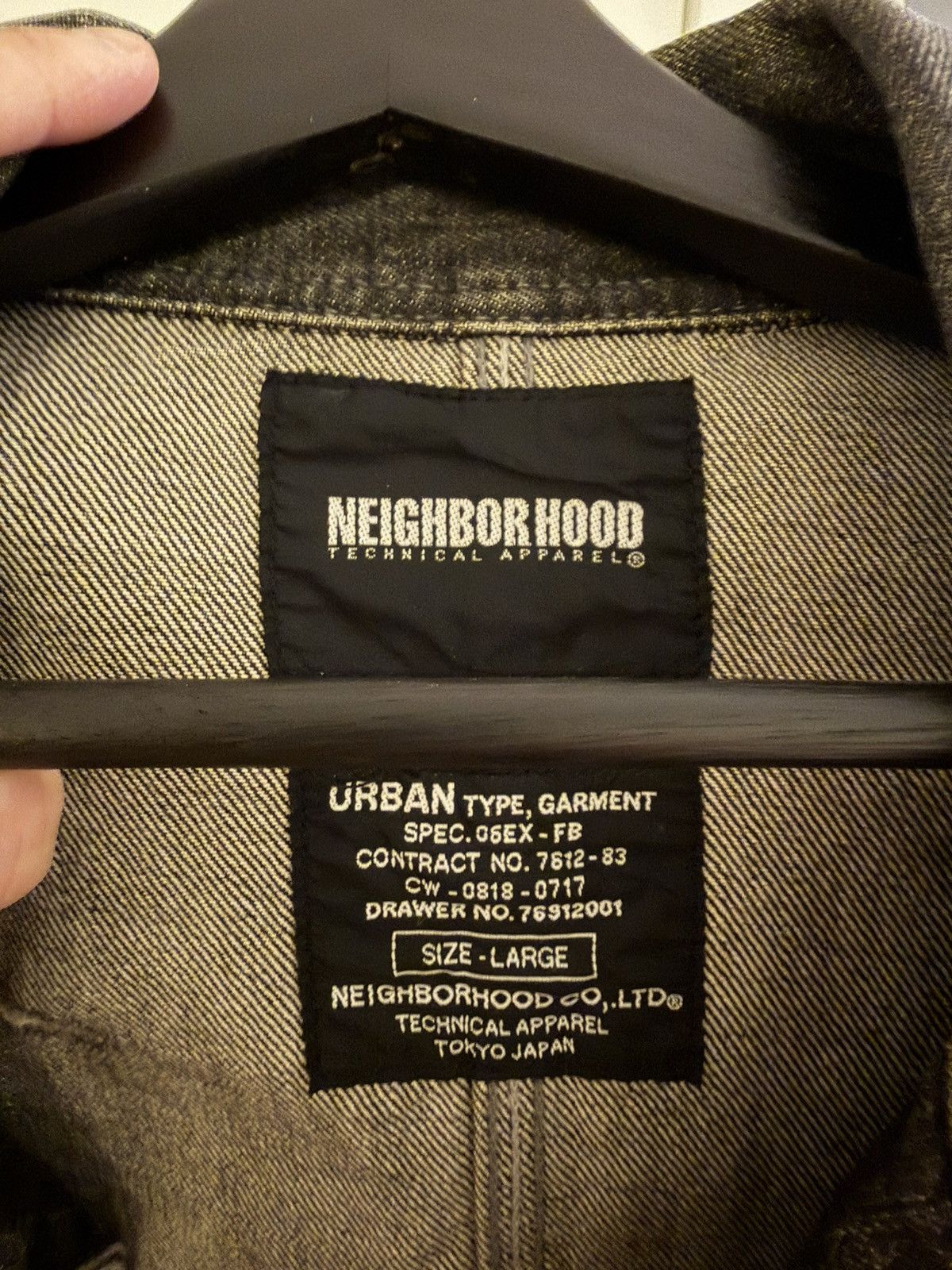 Neighborhood Neighborhood construction work denim jacket Size US L / EU 52-54 / 3 - 3 Thumbnail